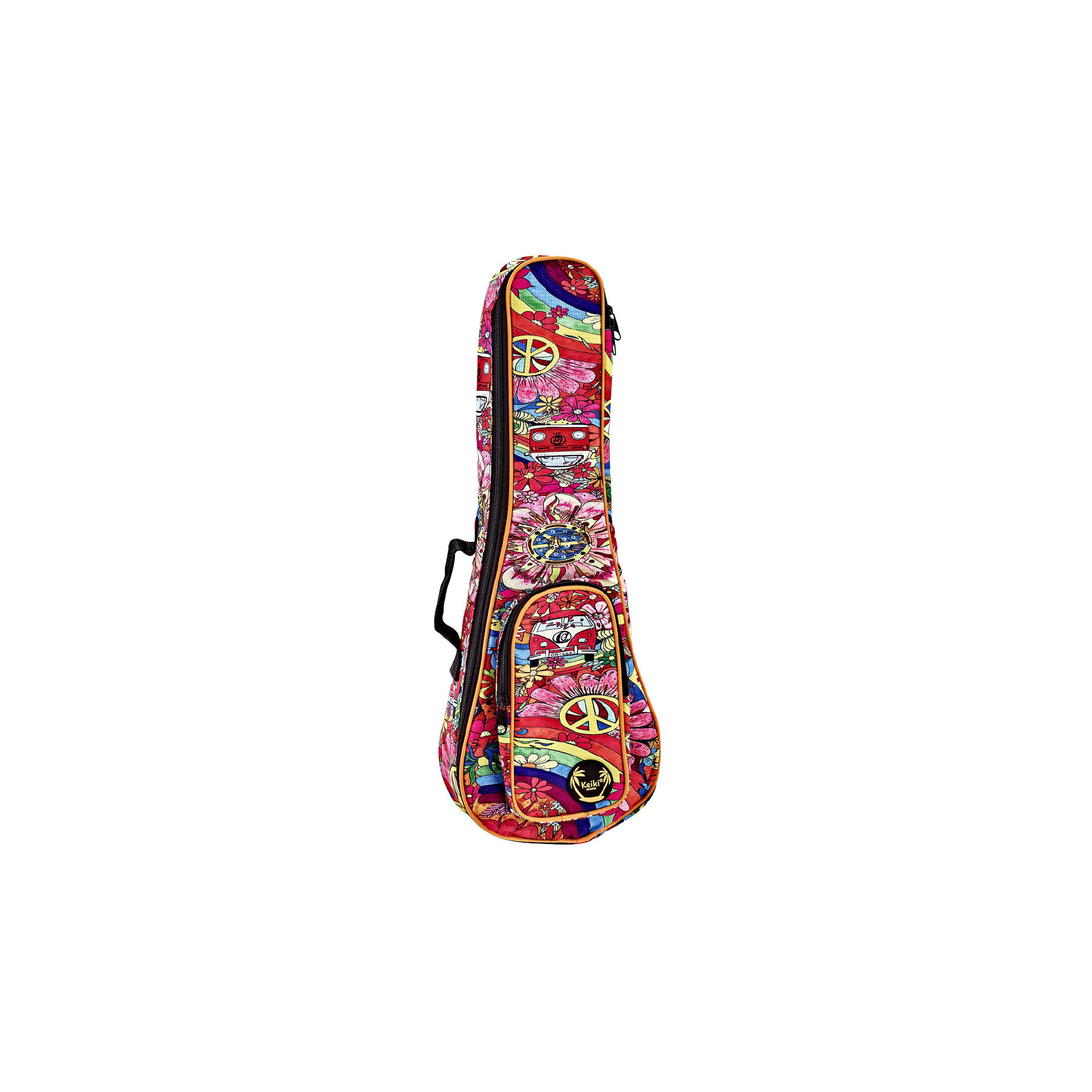 KEIKI Designer Serie Konzert Ukulele Bag - Peace '68 (KUB-68-CC)