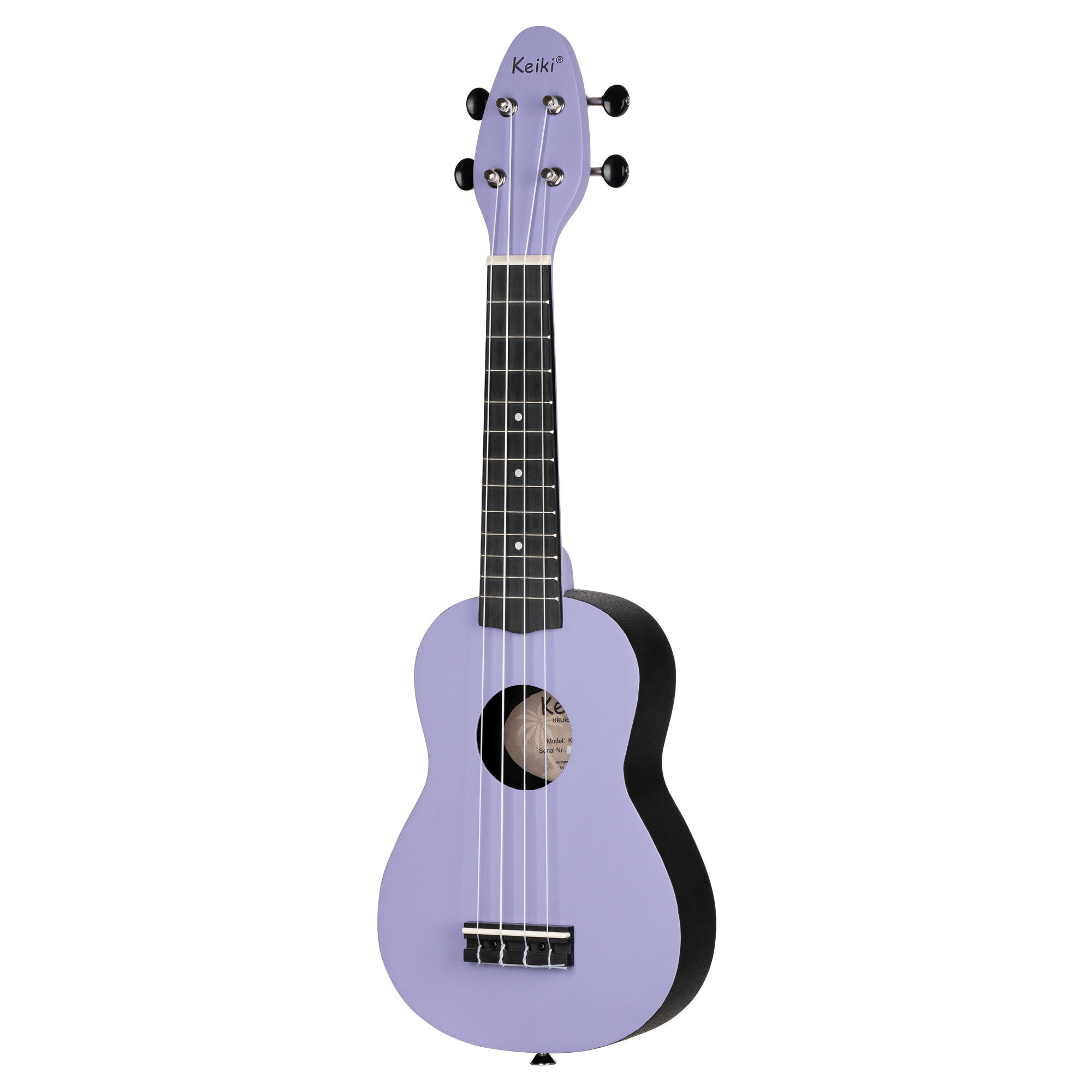 KEIKI K2 Serie Sopran Ukulele Set - Agathis / ABS Lavender Field (K2-LAF)