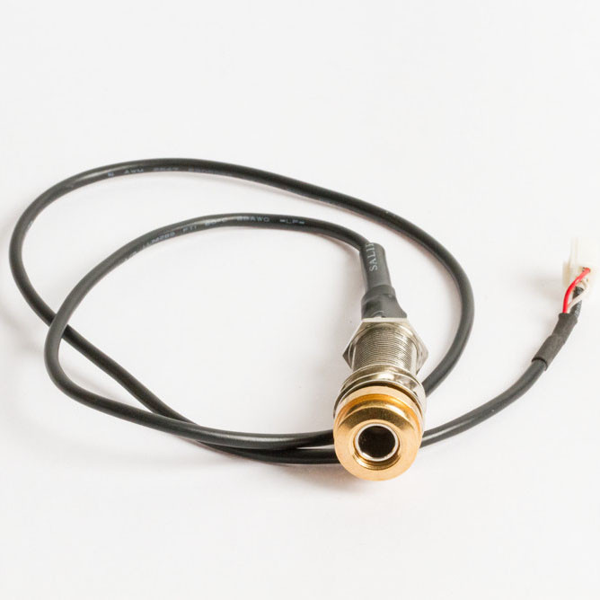 Klinkenbuchse mit Anschlusskabel (Gold) Shadow (OER-10106)