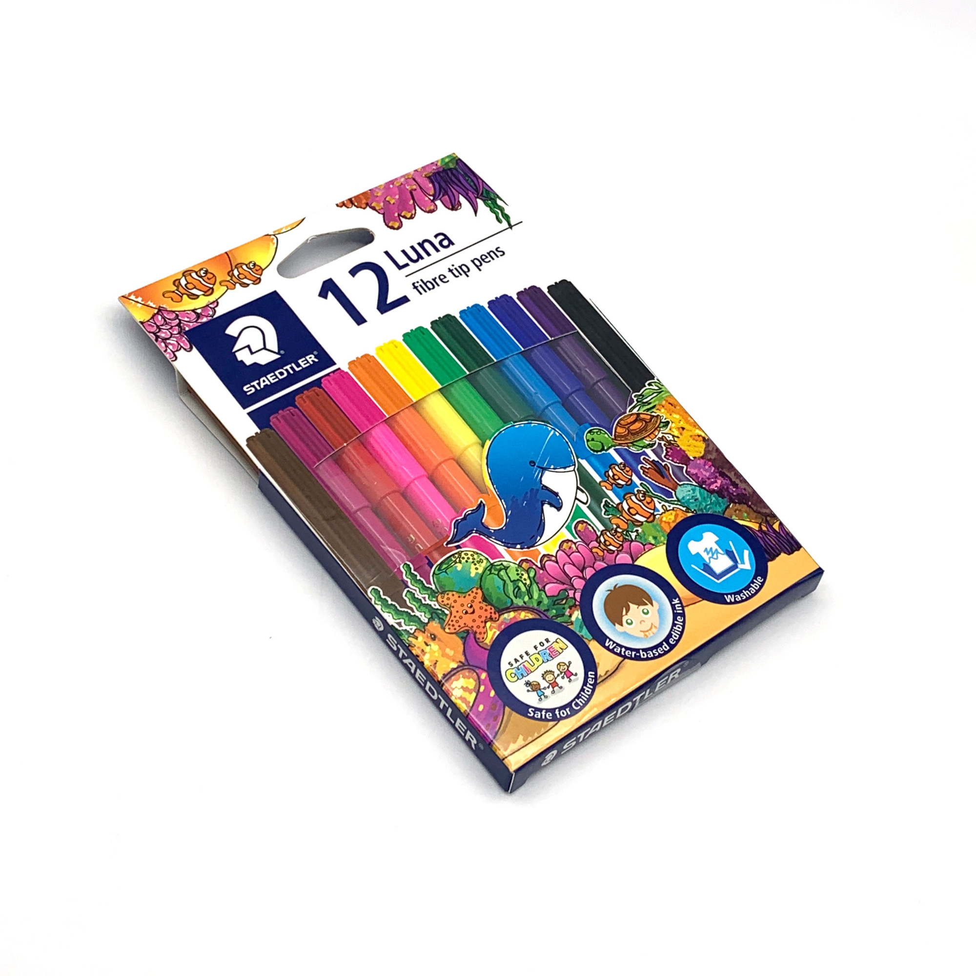 STAEDLER LUNA FIBRE Filzstifte, 12 Farben (327LWP12)