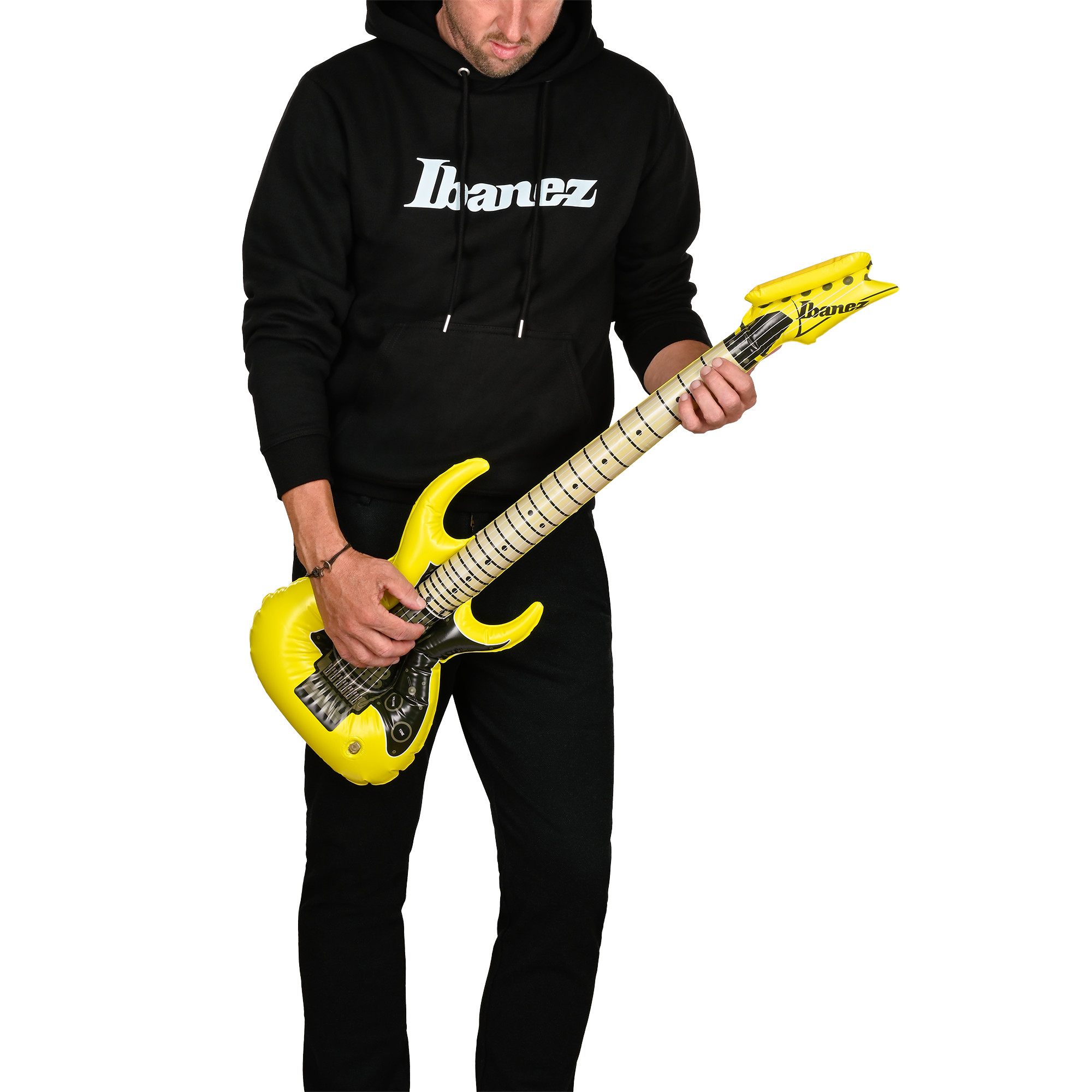 IBANEZ Aufblasbare E-Gitarre/Luftgitarre - Gelb/Schwarz (IBZ-AIRGUITAR)