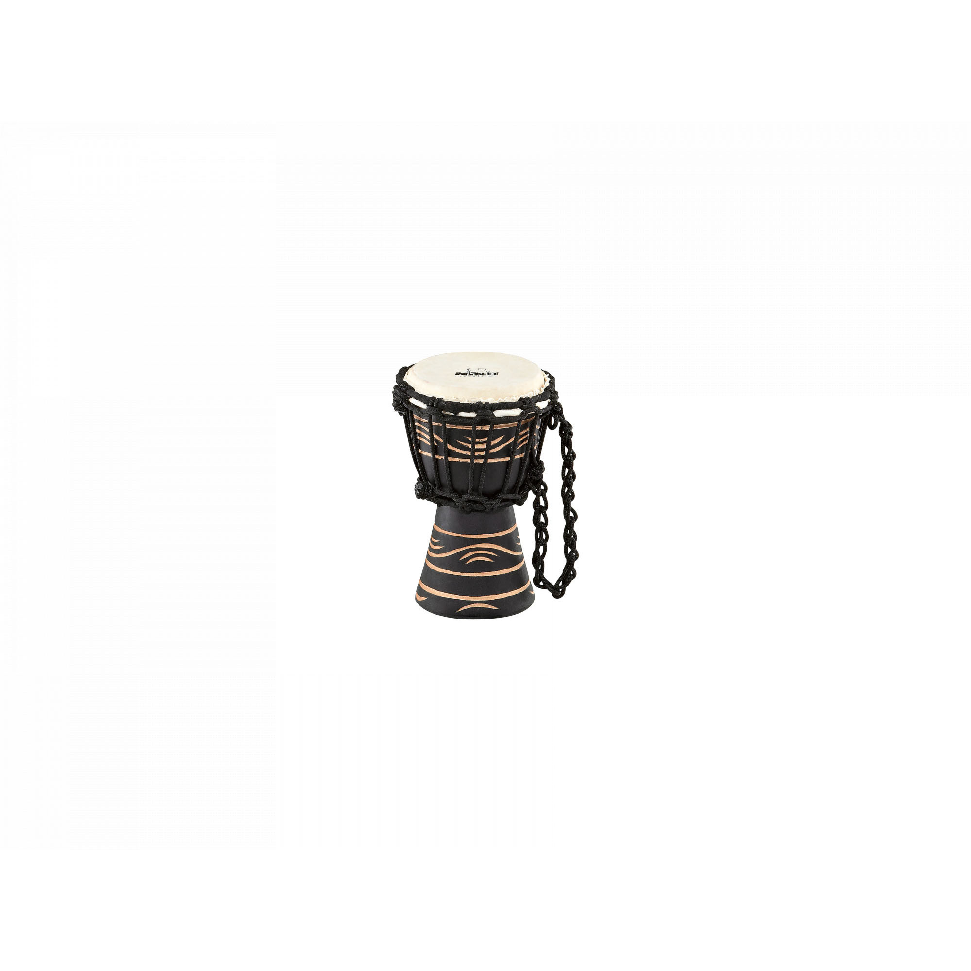 NINO Percussion Moon Rhythm Series Original African Style Rope Tuned Wood Djembe - 4 1/2" (NINO-ADJ4-XXS)