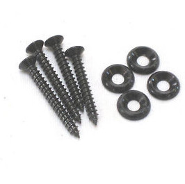 IBANEZ Hals Schrauben Set - schwarz 2 x 35mm + 2 x 40mm + 4 Scheiben (NECK-SCREWSET)