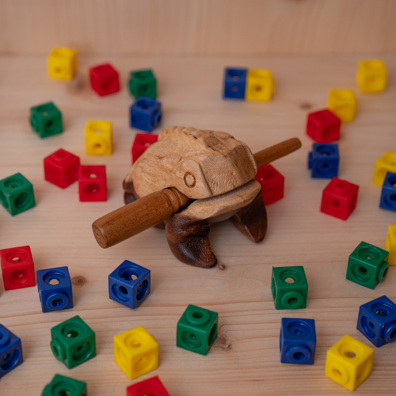 NINO Percussion Wood Frog Güiro - Small (NINO513NT)