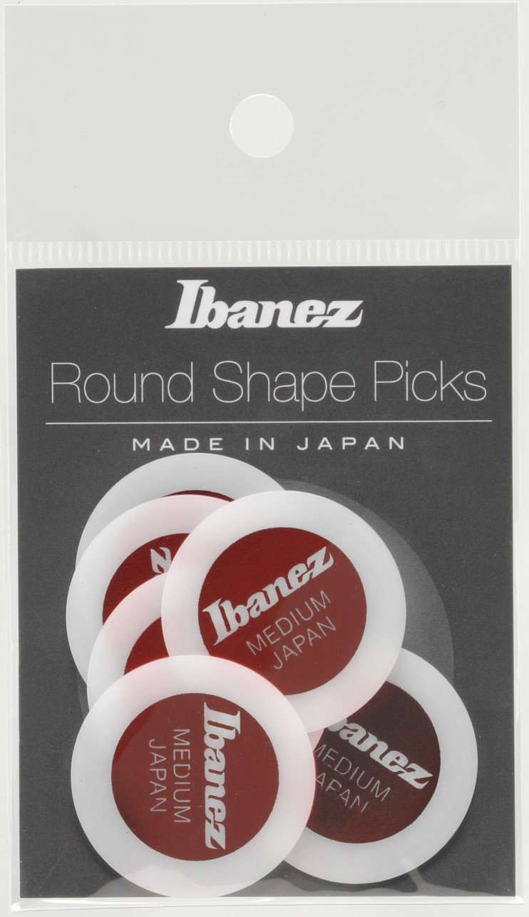 IBANEZ Round Picks - 6 pcs (PPA1M-WH)