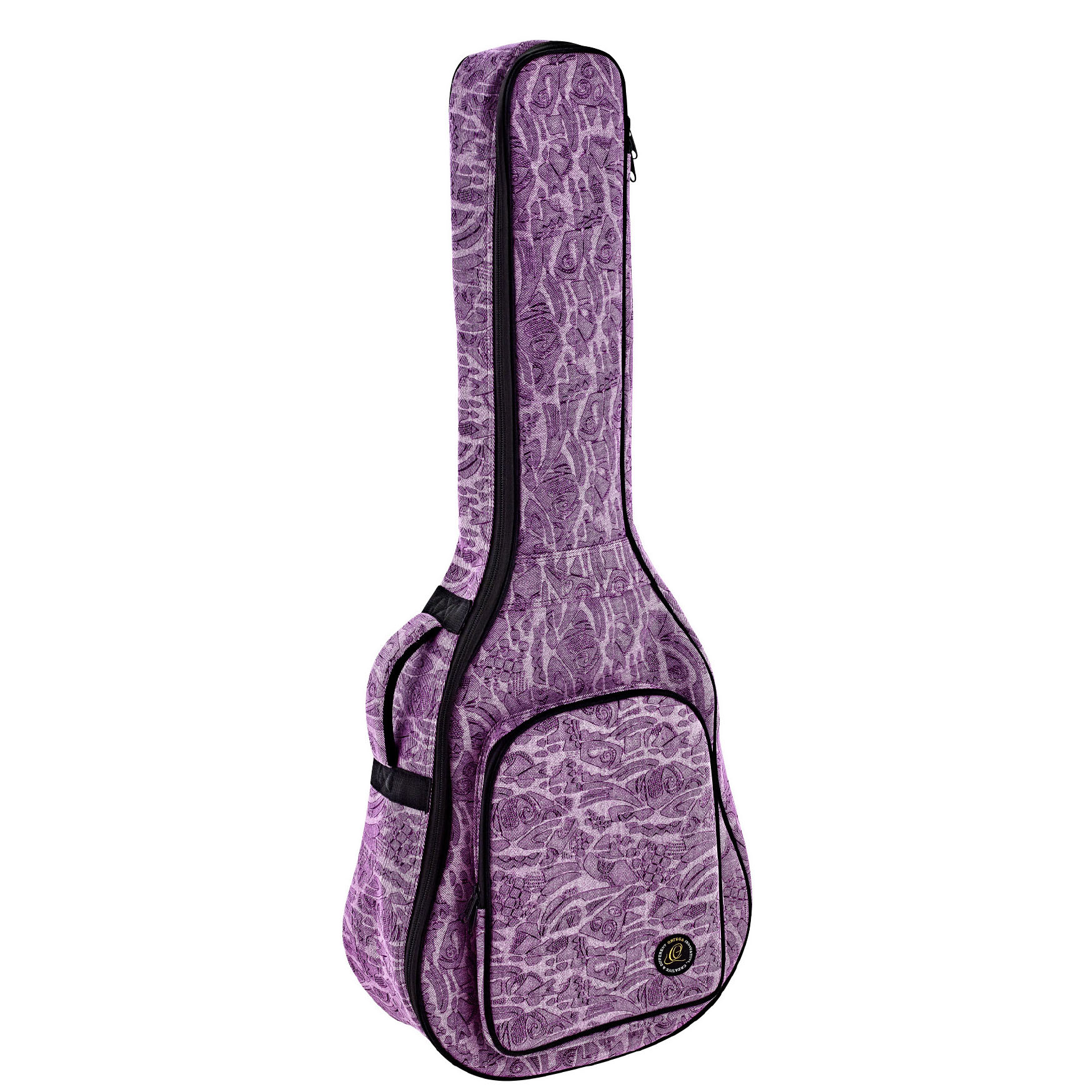 ORTEGA 4/4 Guitar Gigbag - Purple (OGBCL-PUJ)