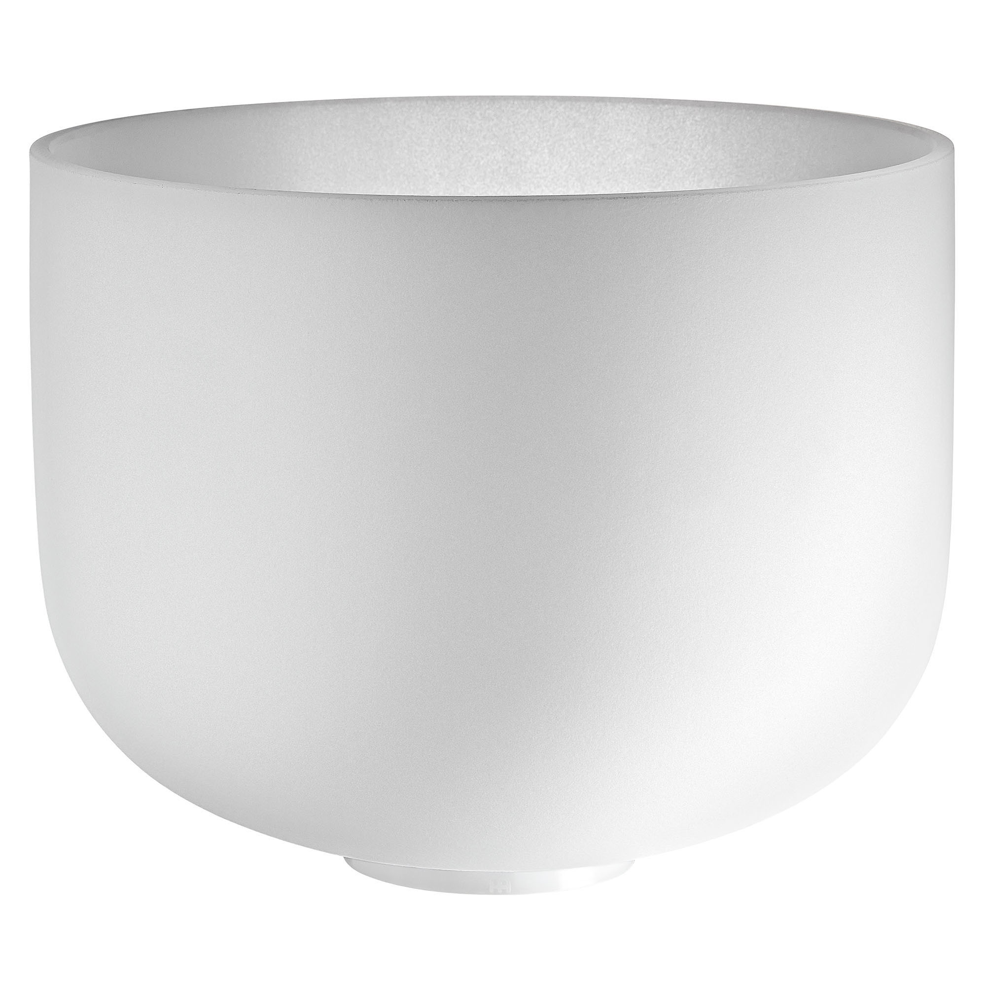 Meinl Sonic Energy 12" white-frosted Crystal Singing Bowl B3, 440 Hz, Crown Chakra  (CSBM12B3)
