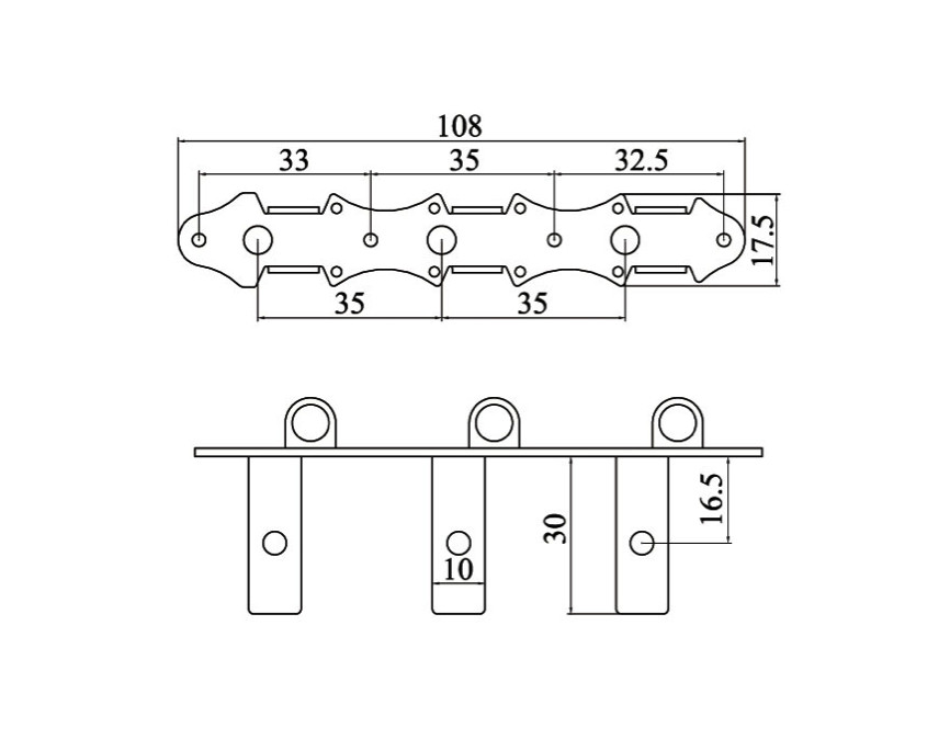 ORTEGA DeLuxe Guitar Tuning Machines - Black/Black (OTMDLX-BKBK)