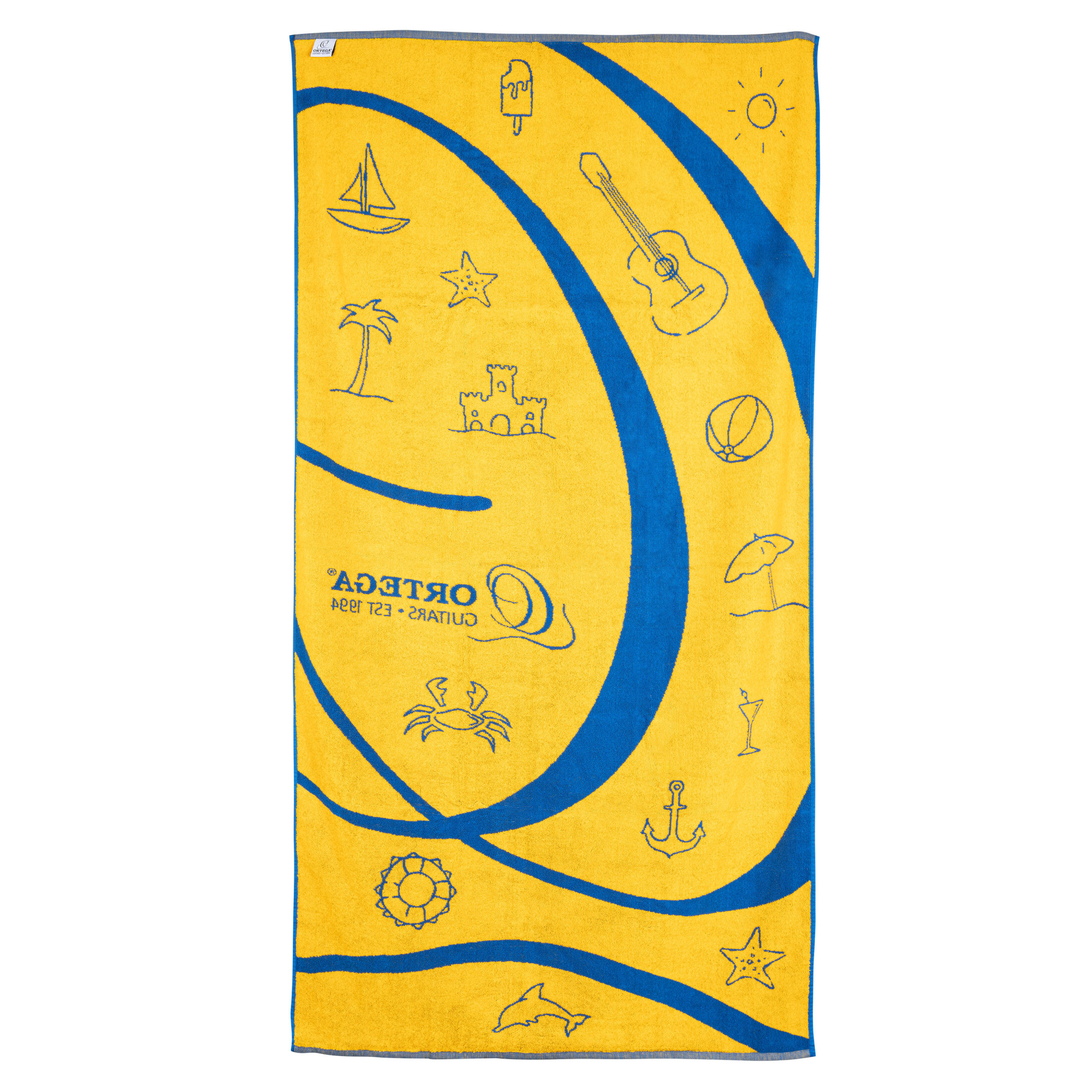 ORTEGA  Beach Towel "Beach & Sea" -  182 cm x 92 cm (OBT-1)