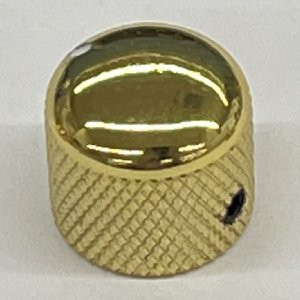 IBANEZ Control Knob Metal round head, large, Gold Screw lock, with indicator (4KBDLSW-GD)