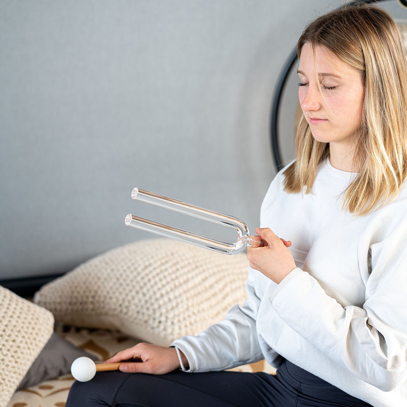 Meinl Sonic Energy Crystal Tuning Fork - 15" - Note F4, 349.23 Hz (CTF440F20)