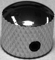 IBANEZ metal short screw lock control knob - chrome for SAS32FM/SAS36FM (4KB1W001)
