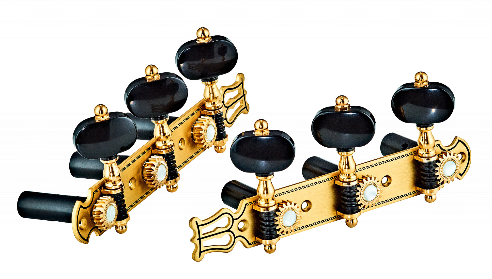 ORTEGA Premium Guitar Tuning Machines - Gold/Black (OTMPREMIUM)