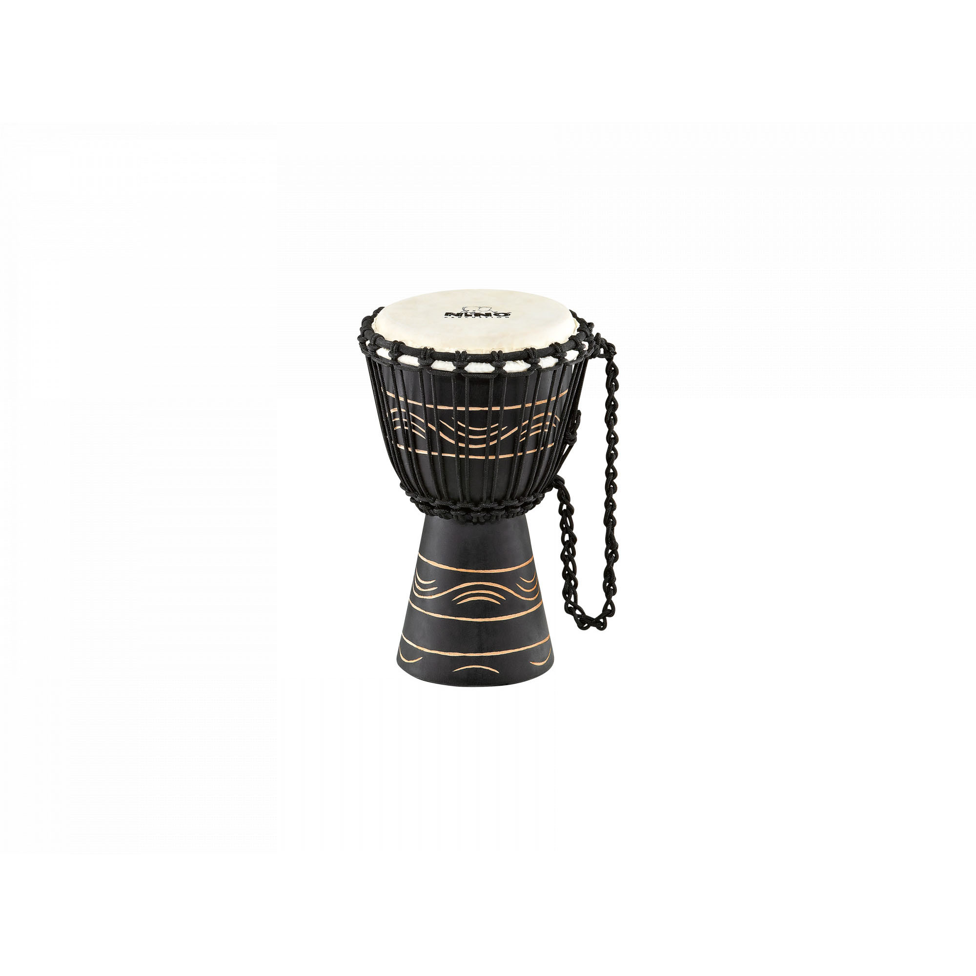 NINO Percussion Moon Rhythm Series Original African Style Rope Tuned Wood Djembe - 7" (NINO-ADJ4-XS)
