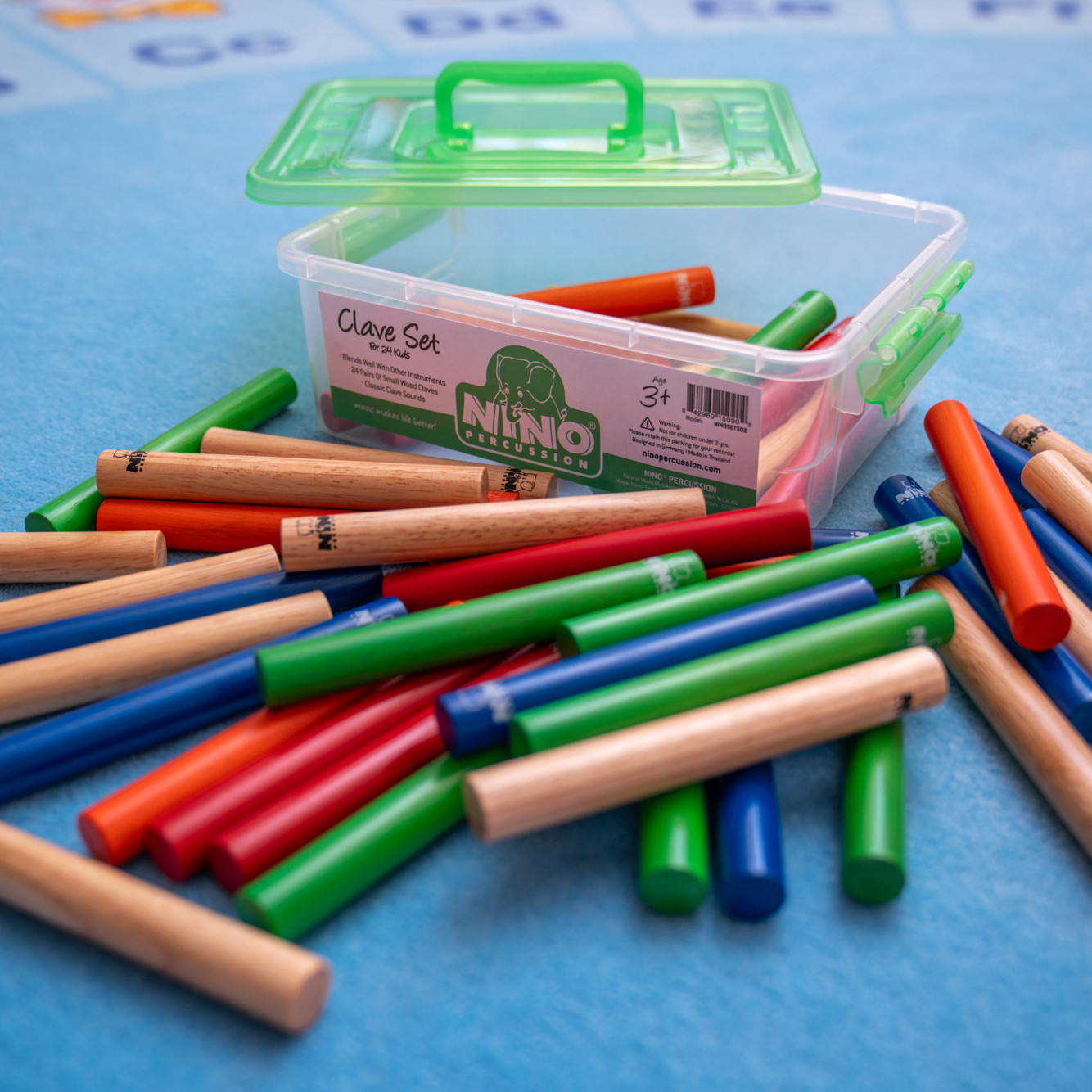 NINO Percussion Claves Box Set (NINOSET502)