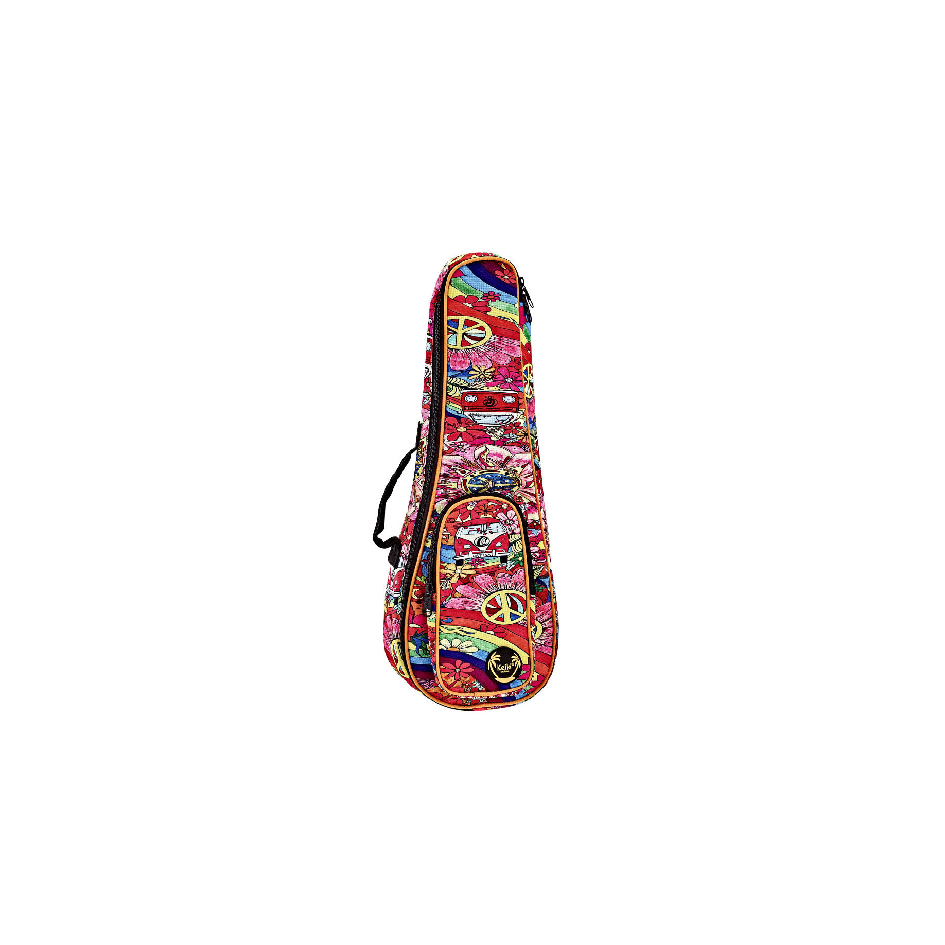 KEIKI Designer Serie Sopran Ukulele Bag - Peace '68 (KUB-68-SO)