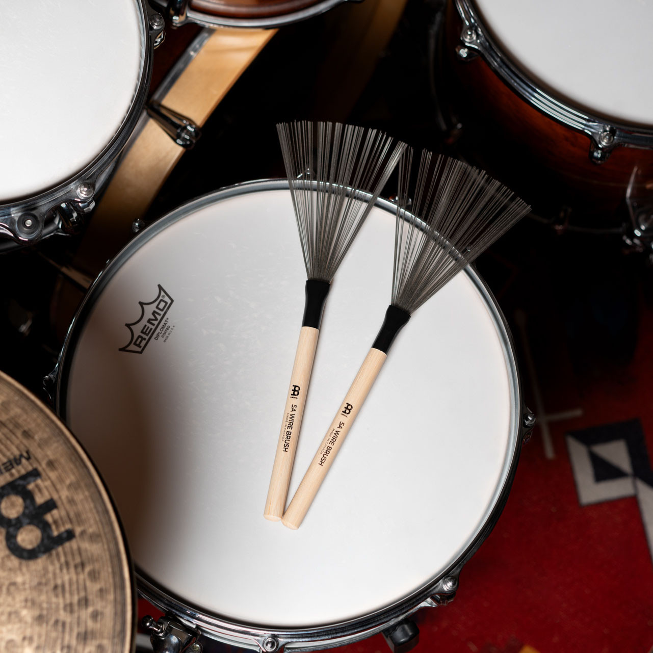 MEINL Stick & Brush - 5A Fixed Wire Brush (SB310)