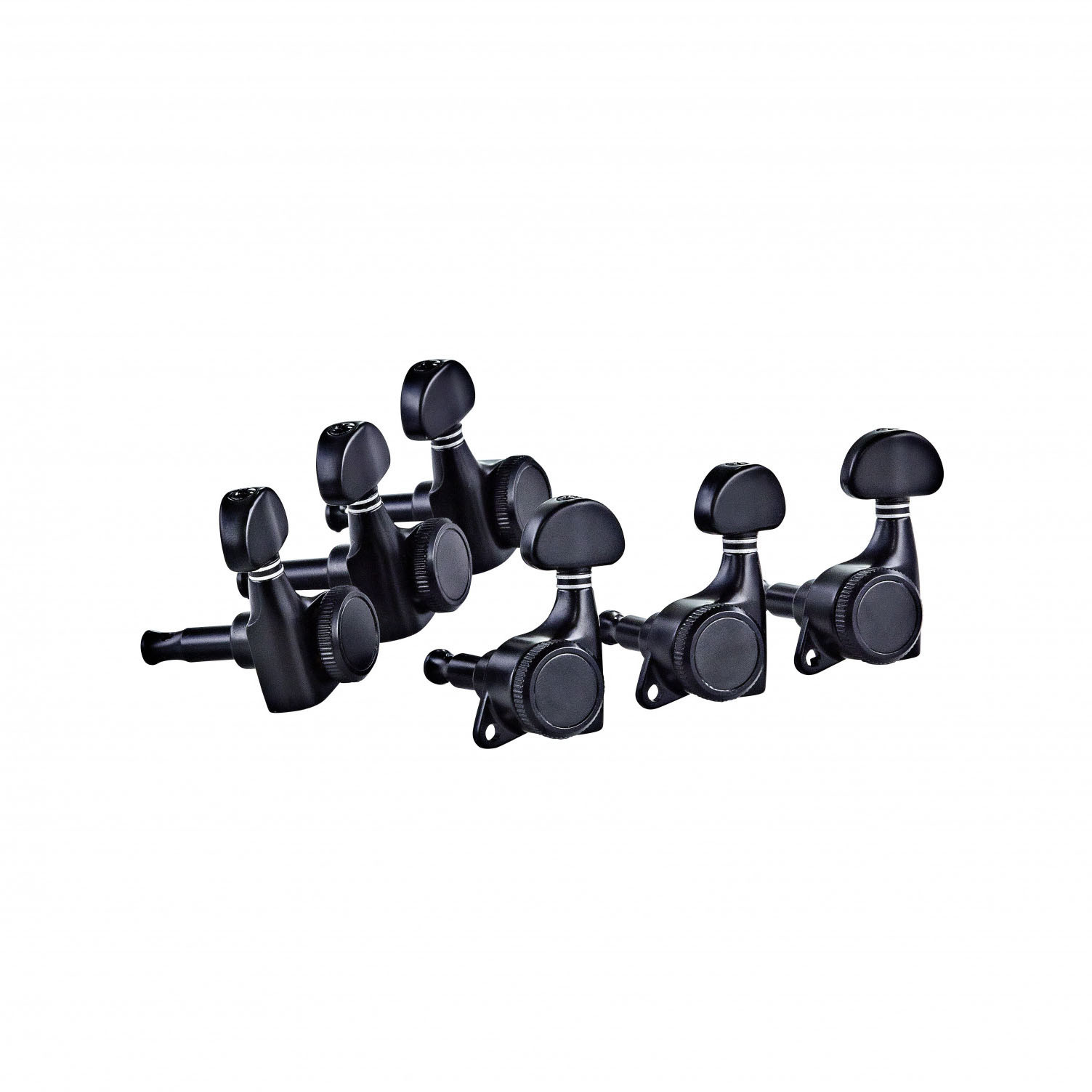 ORTEGA 3+3 Guitar Locking Tuning Machines - Gloss Black (OTMLOCK33-GB)