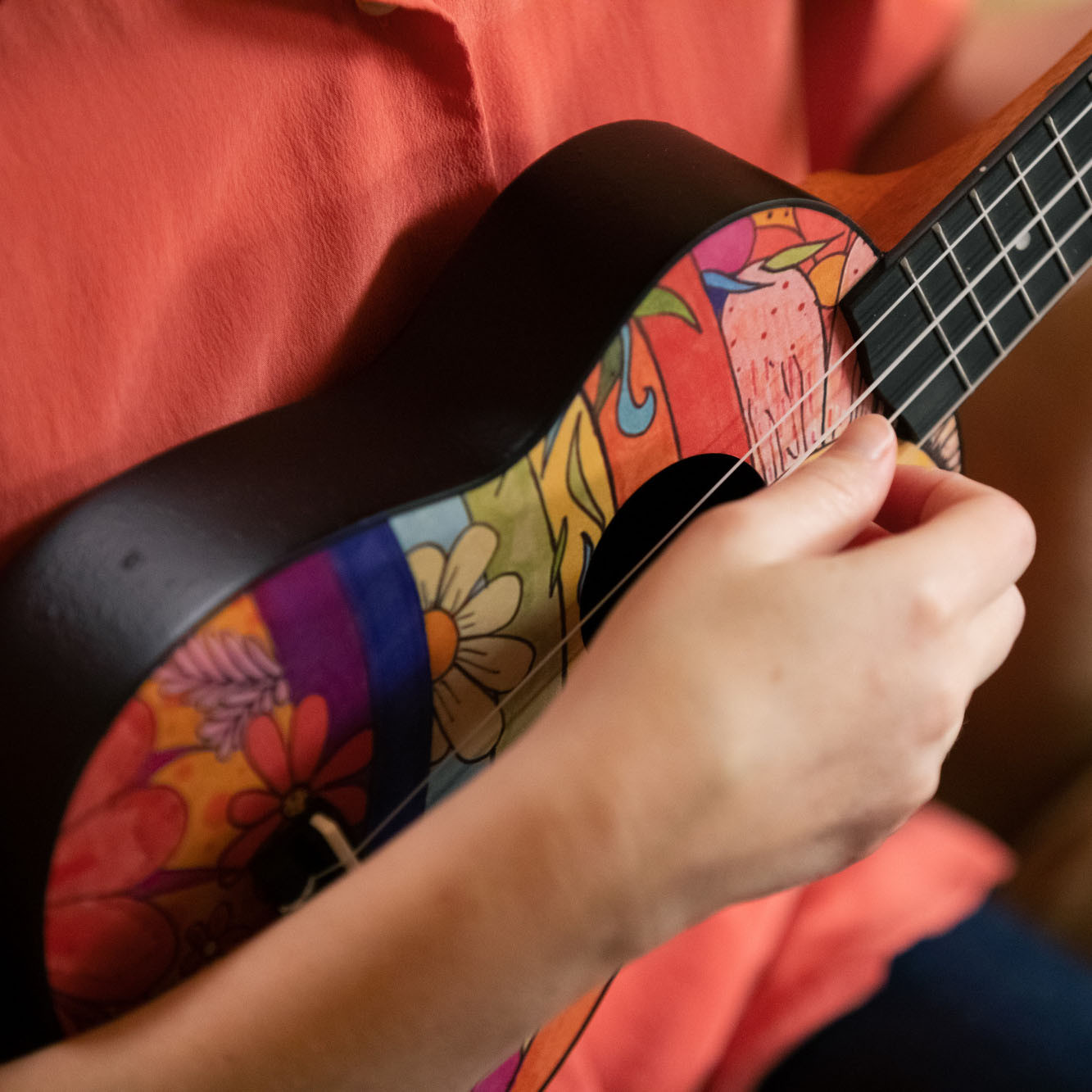 KEIKI K2 Serie Sopran Ukulele Set - Agathis / Peace '68" (K2-68)