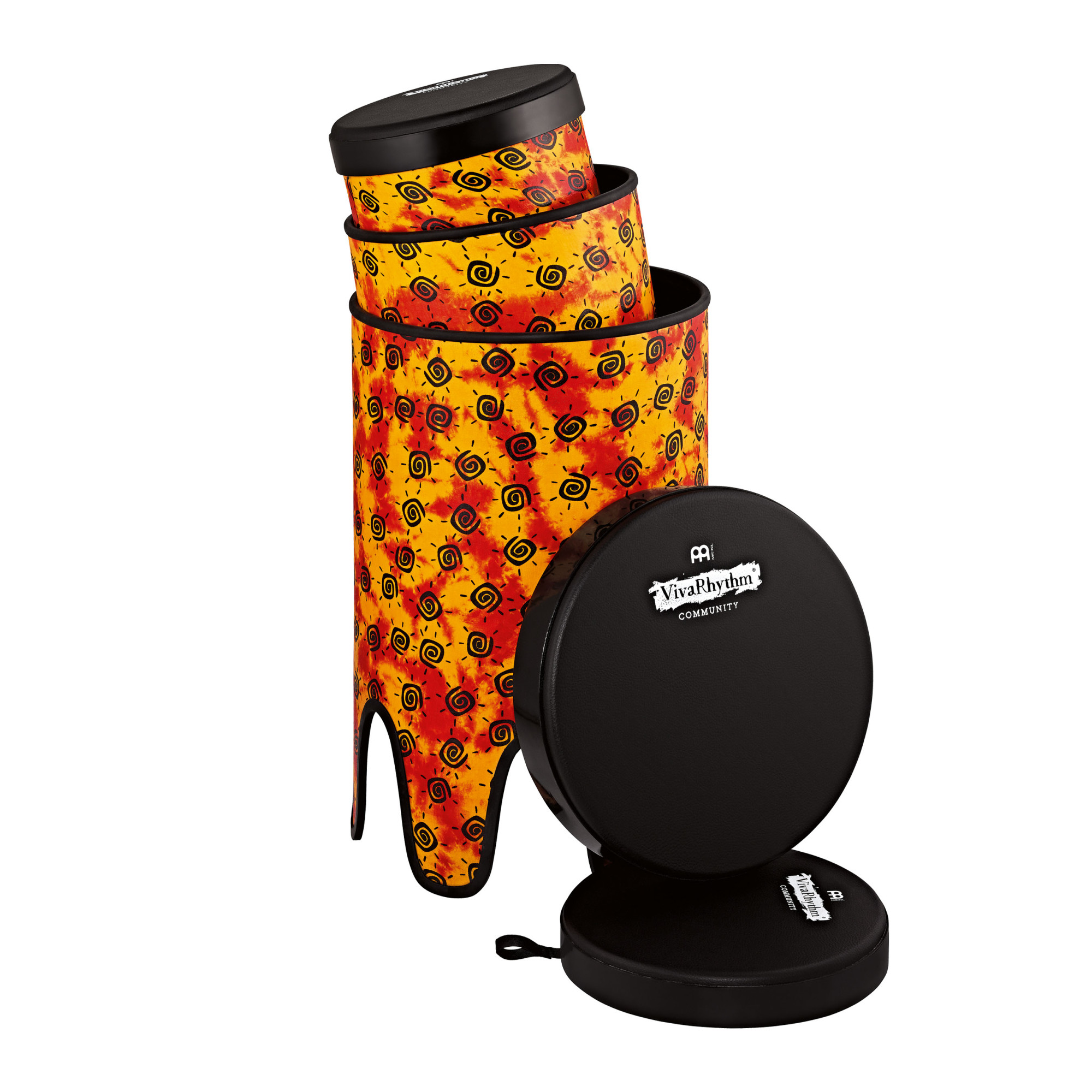 MEINL Drum Circle Pop Off Bass Drum Set - 3 teilig (VR-BDPOSET-NH)