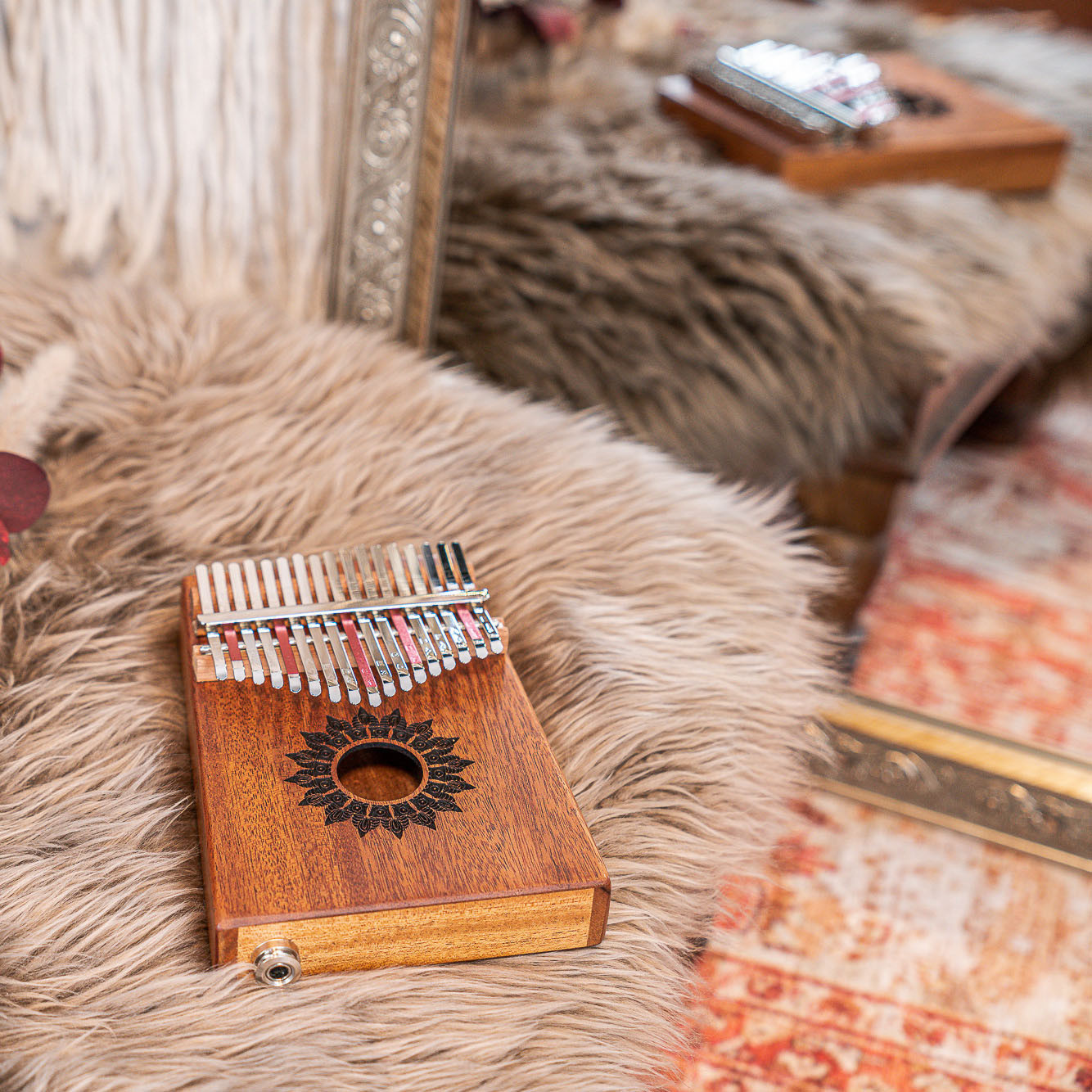 Meinl Sonic Energy Soundhole Pickup Kalimba - 17 Töne / Mahagoni (PKL1708H)