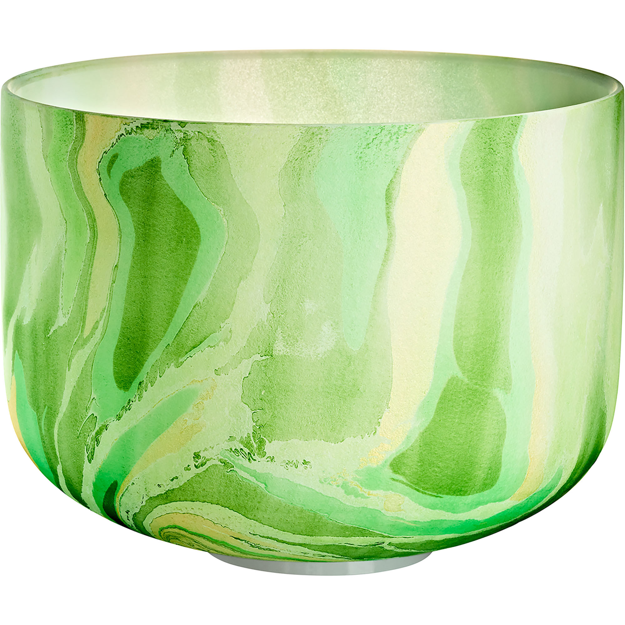 Meinl Sonic Energy 10" Marble Crystal Singing Bowl F4, Green, 432 Hz, Heart Chakra (MCSB10F)