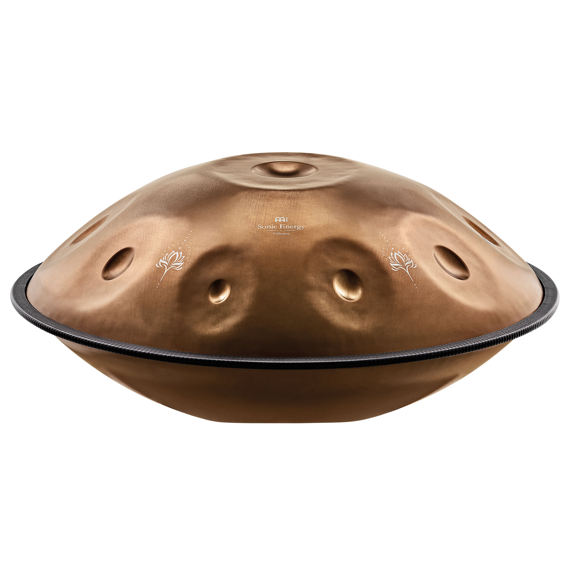 Meinl Sonic Energy Sensory Handpan Stainless Steel E La Sirena 10 Notes 432 Hz - Vintage copper, Engraved design (HPSTL102CU)