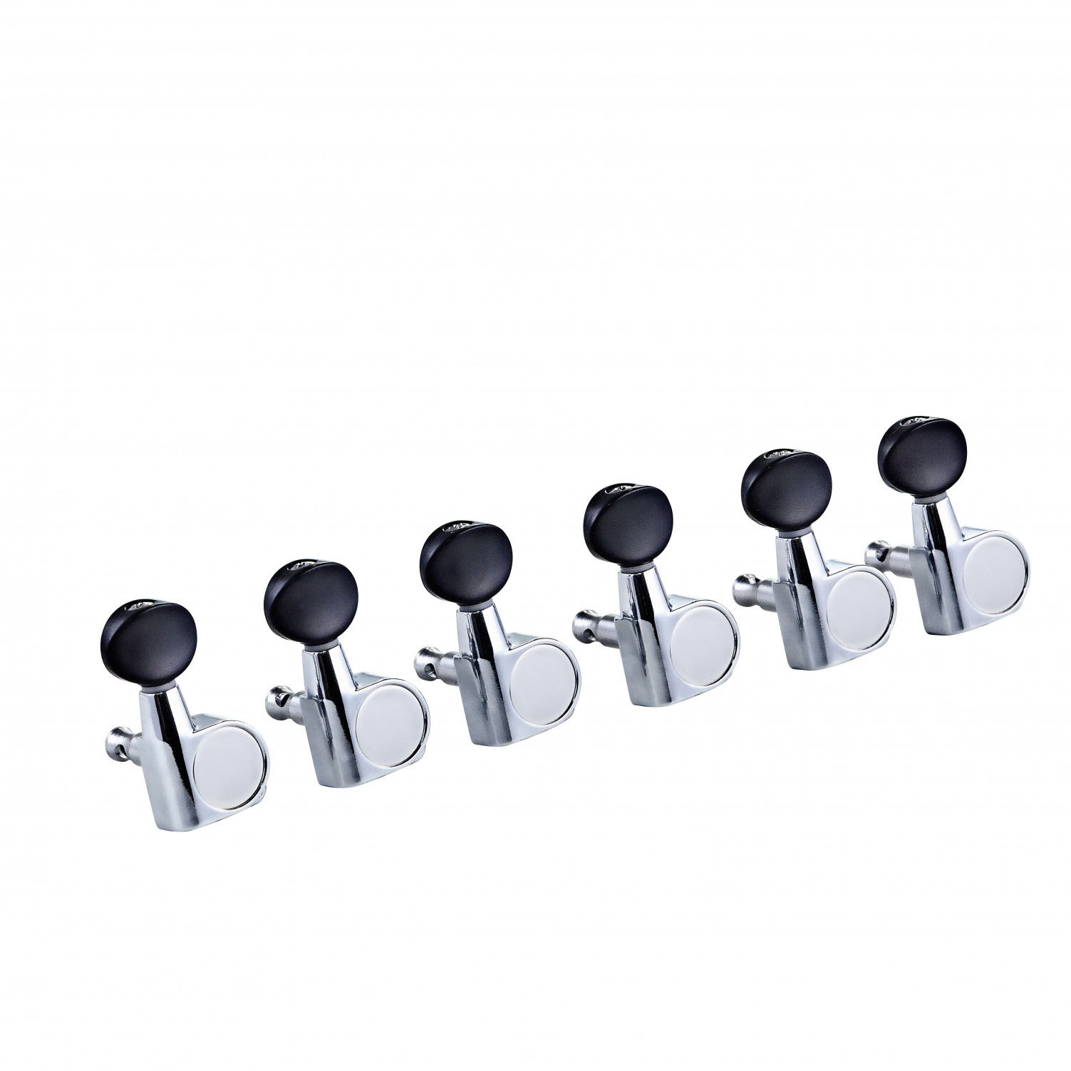 ORTEGA 6 in Line Guitar Tuning Machines - Chrome (OTMEG6L-CR)