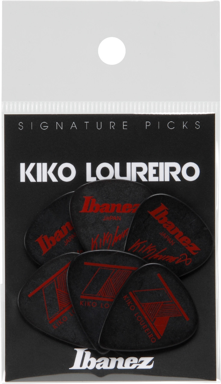 IBANEZ Kiko Loureiro Signature Picks - 6er Pack (B1000KL-BK)