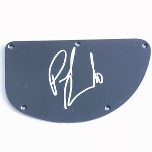 IBANEZ Elektronikabdeckung - Mattschwarz mit Paul Romanko Autogramm für PRB2-BWF (4PT1PC0011)