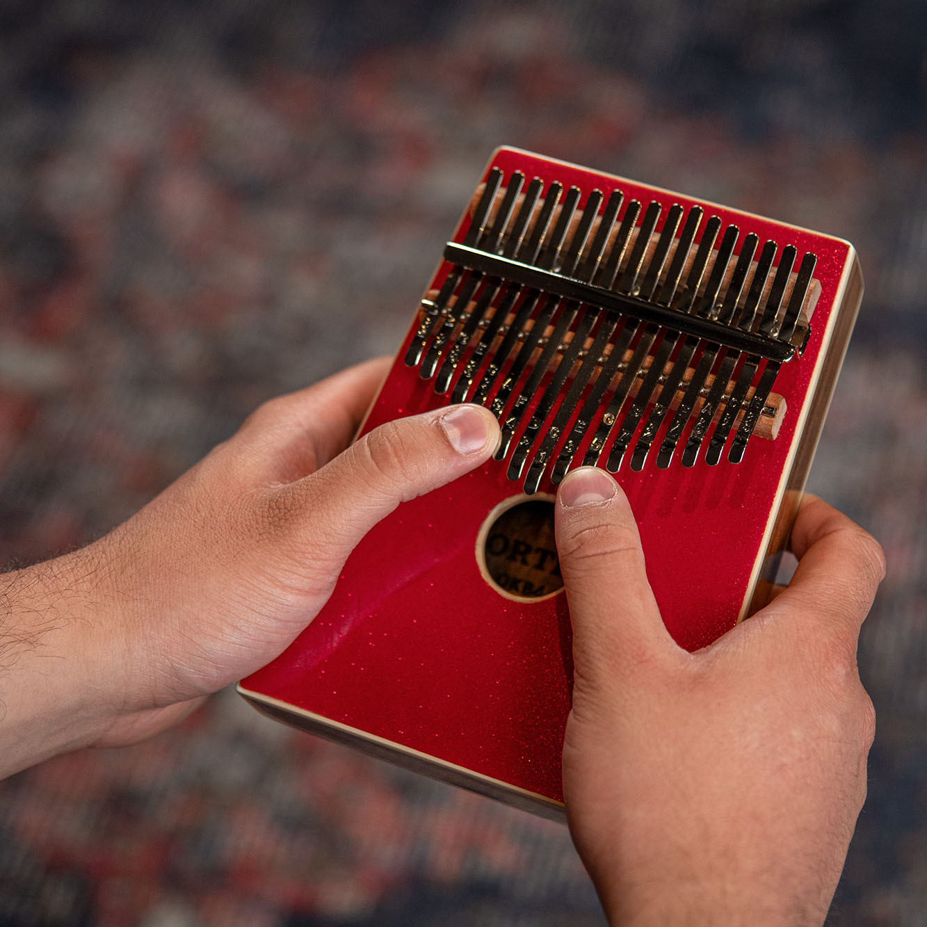 ORTEGA Percussion Series Acoustic Kalimba
 (OKB4-MRD)