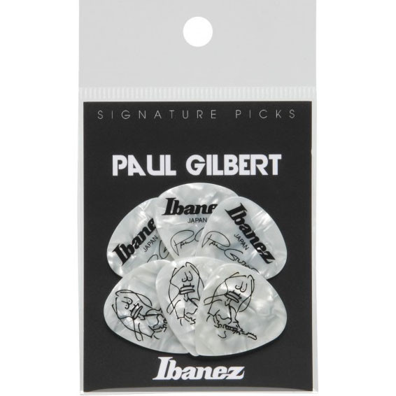 IBANEZ Paul Gilbert Signature Picks - 6er Pack (B1000PG-PW)