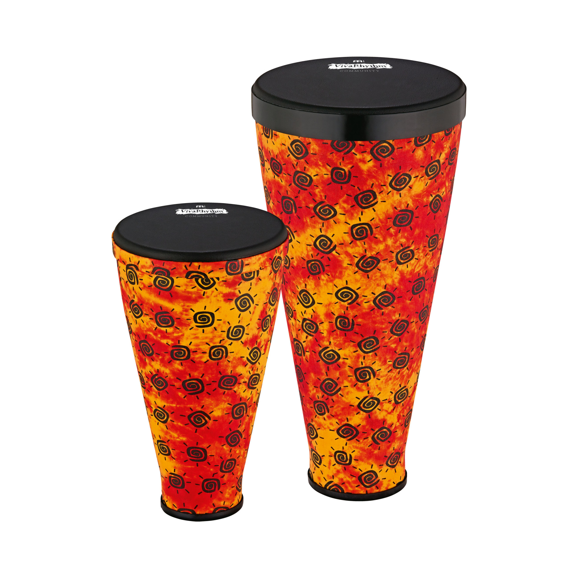 MEINL Drum Circle Stack Drum Series Drum Set - 9 1/2" & 12" (VR-SDSET-NH)