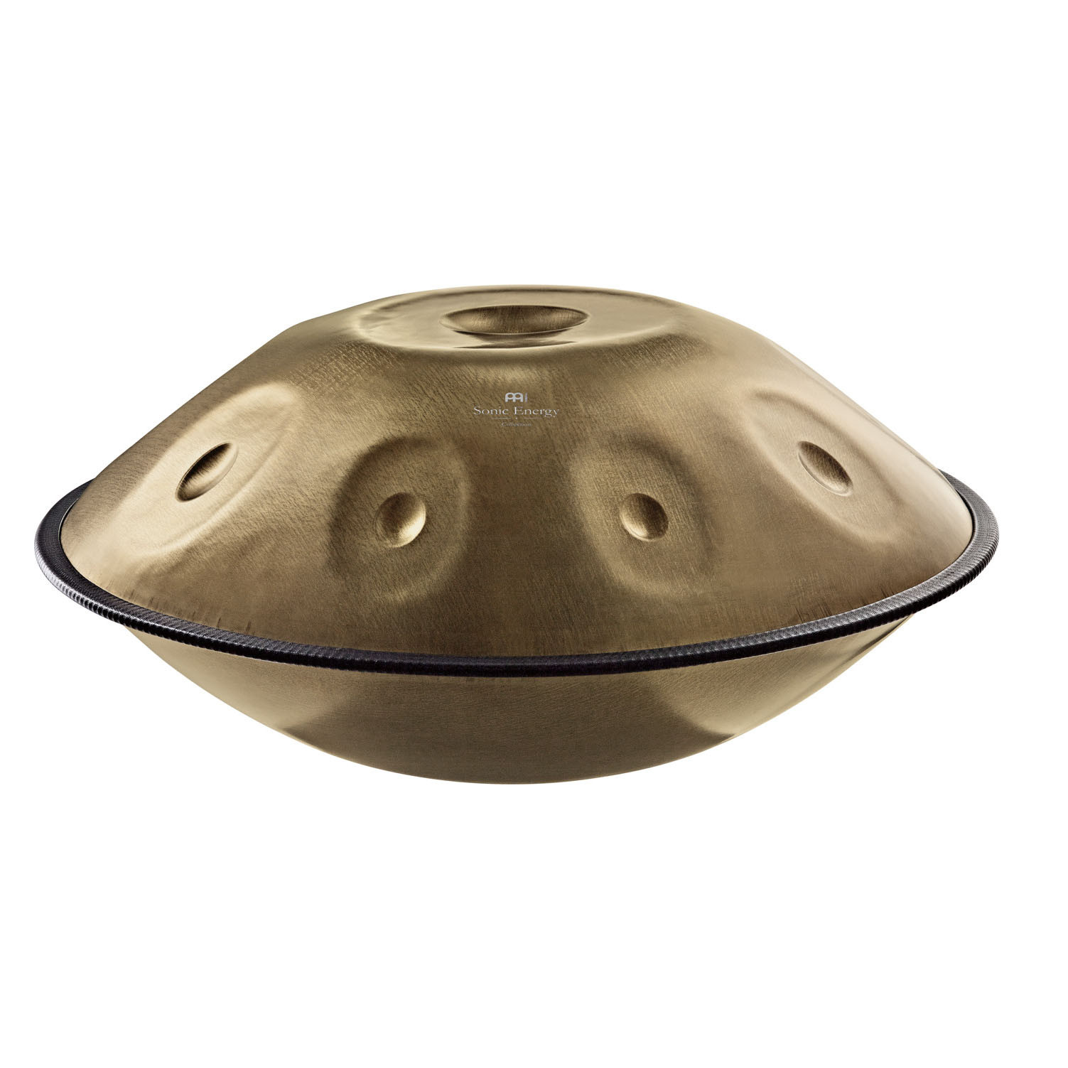 MEINL Sonic Energy Sensory Handpan Stainless Steel D Kurd 9 Notes 440 Hz - Vintage Gold (HPSTL90)