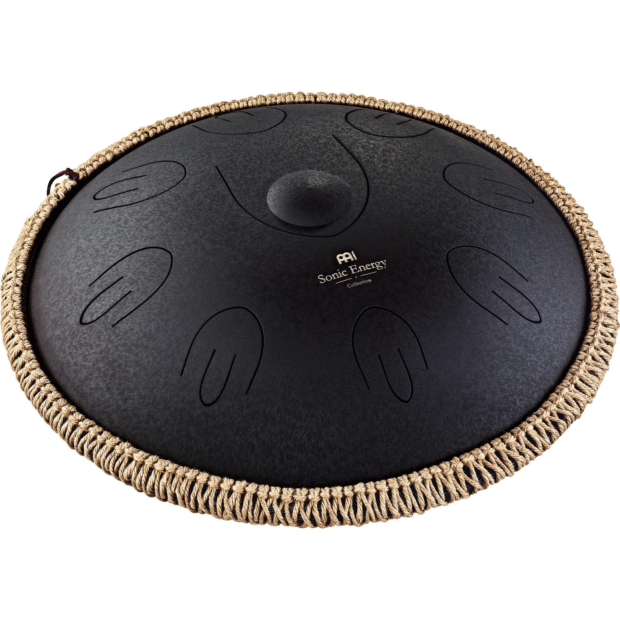 Meinl Sonic Energy 16" Octave Steel Tongue Drum, D Kurd, 9 Töne, 440 Hz, Schwarz (OSTD1BK)