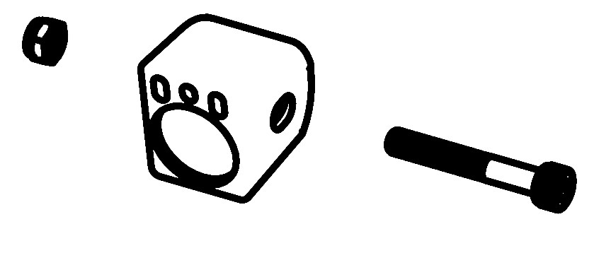 TAMA Nylon bushing incl. bolt and nut for microphone stands MS737BK/MS736BK/MS736LBK/MS734ELBK/MS436BK/MS436LBK/MS205/MS205BK/MS205VBK/MS205ST/MS205STBK/MS200BK/ (JBMS2)