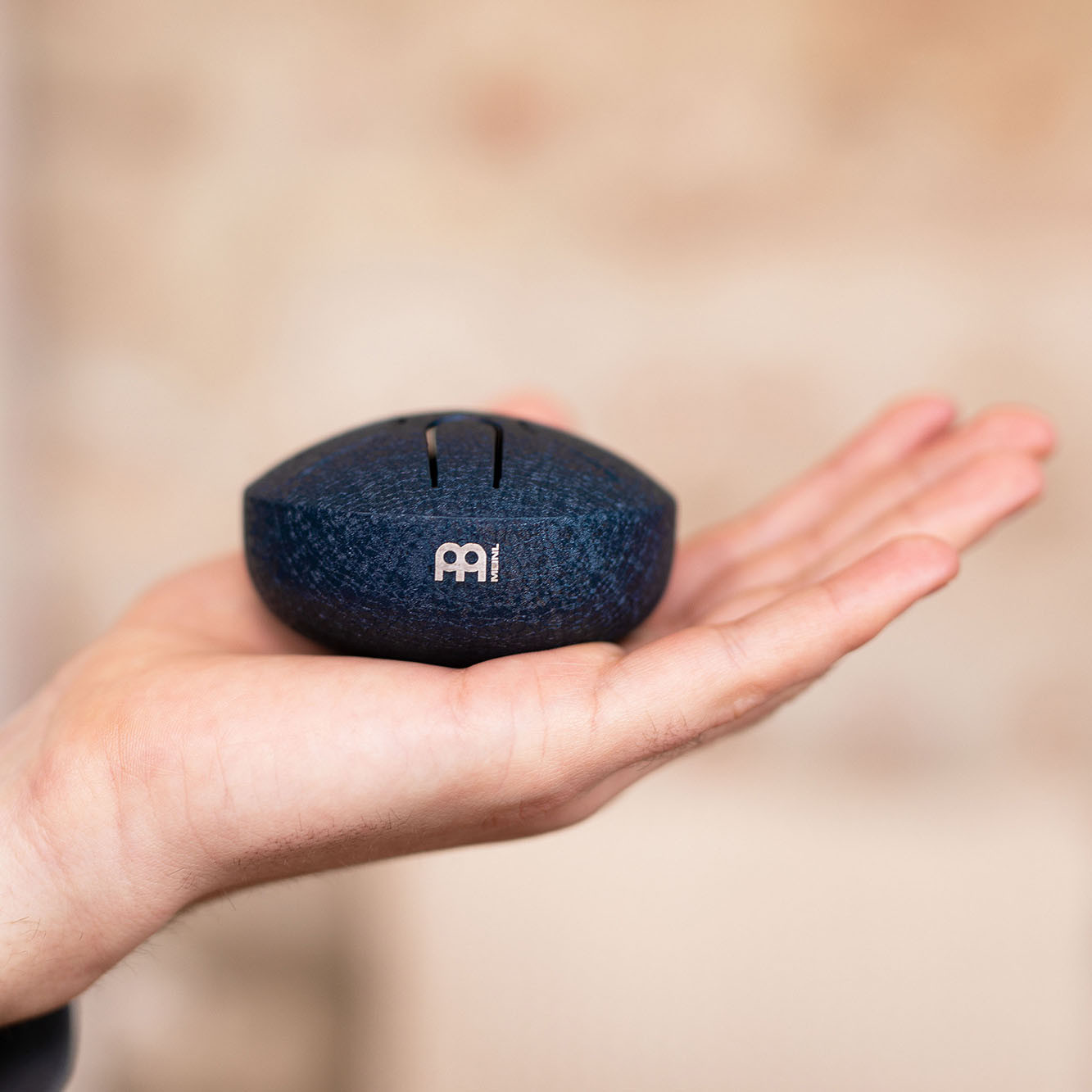 Meinl Sonic Energy 3" Pocket Steel Tongue Drum, A Dur, 6 Töne, 440 Hz, Venusblume, Marineblau (PSTD2NBVF)