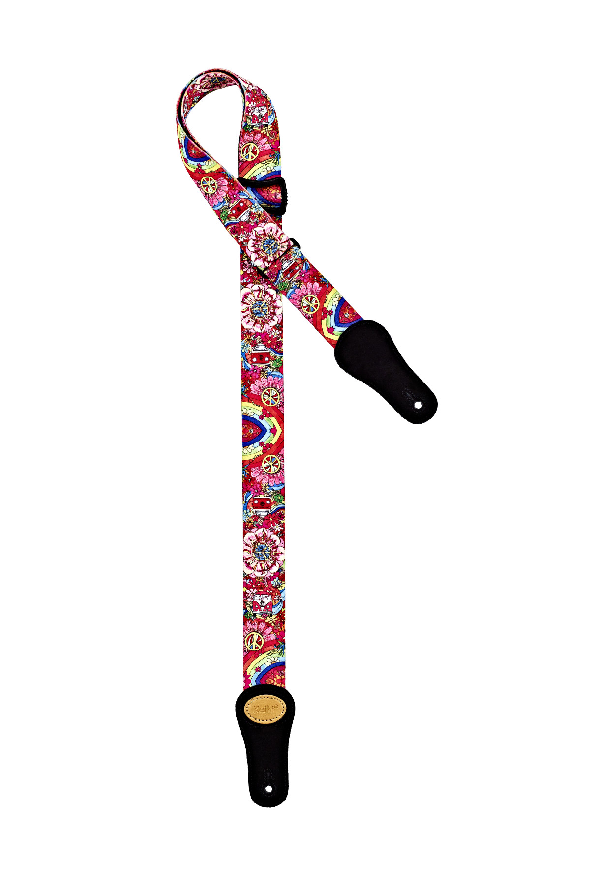 KEIKI Designer Serie Nylon Ukulele Strap - "Peace '68" (KNS-68-U)