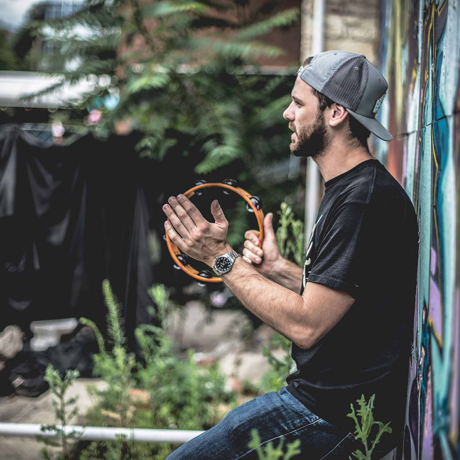 MEINL Drum Circle Wood Tambourine - 8" (VR-TA2-ROM)