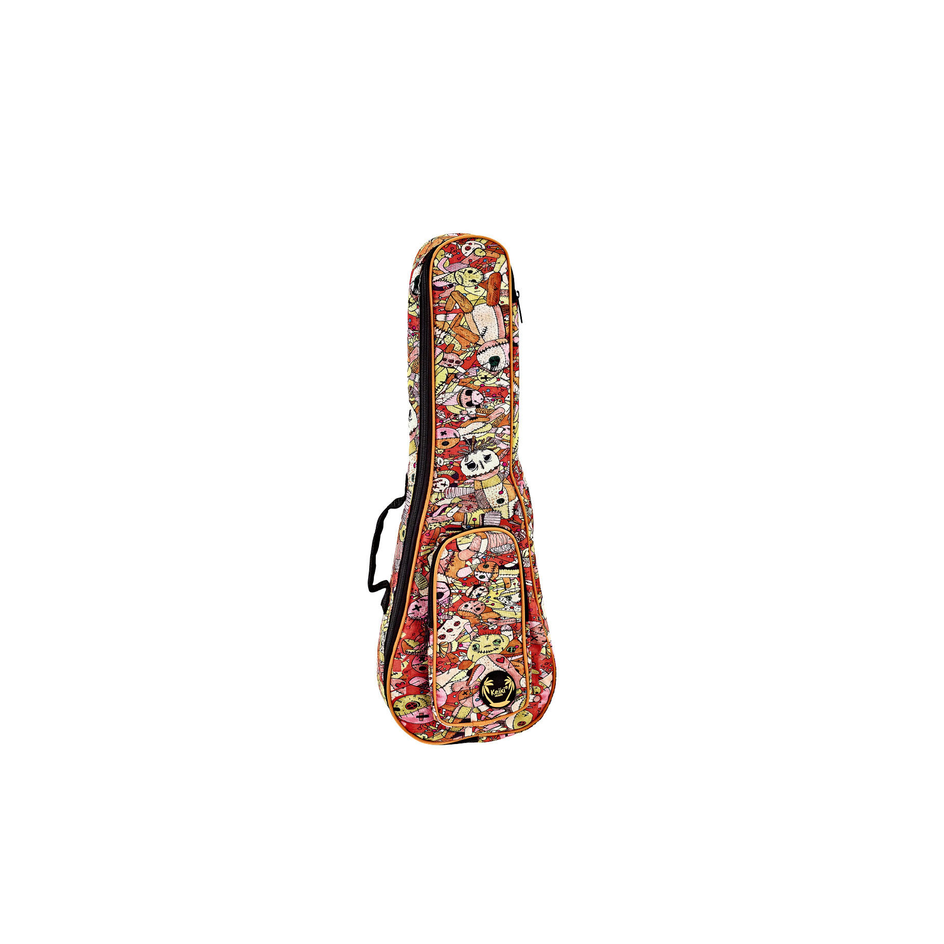 KEIKI Designer Serie Konzert Ukulele Bag - Voodoo Puppet (KUB-VP-CC)