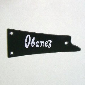 IBANEZ truss rod cover - black for ICB300EX-BK bass (4PT1WICB1)