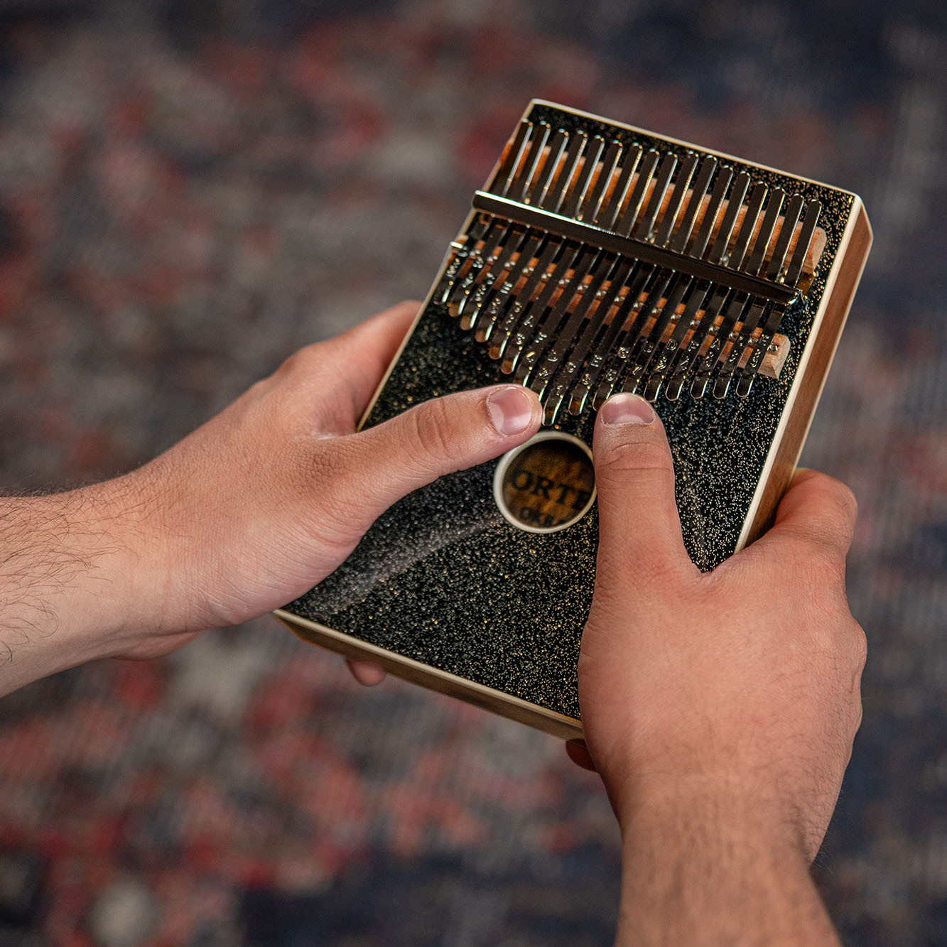 ORTEGA Percussion Series Acoustic Kalimba
 (OKB4-MBK)