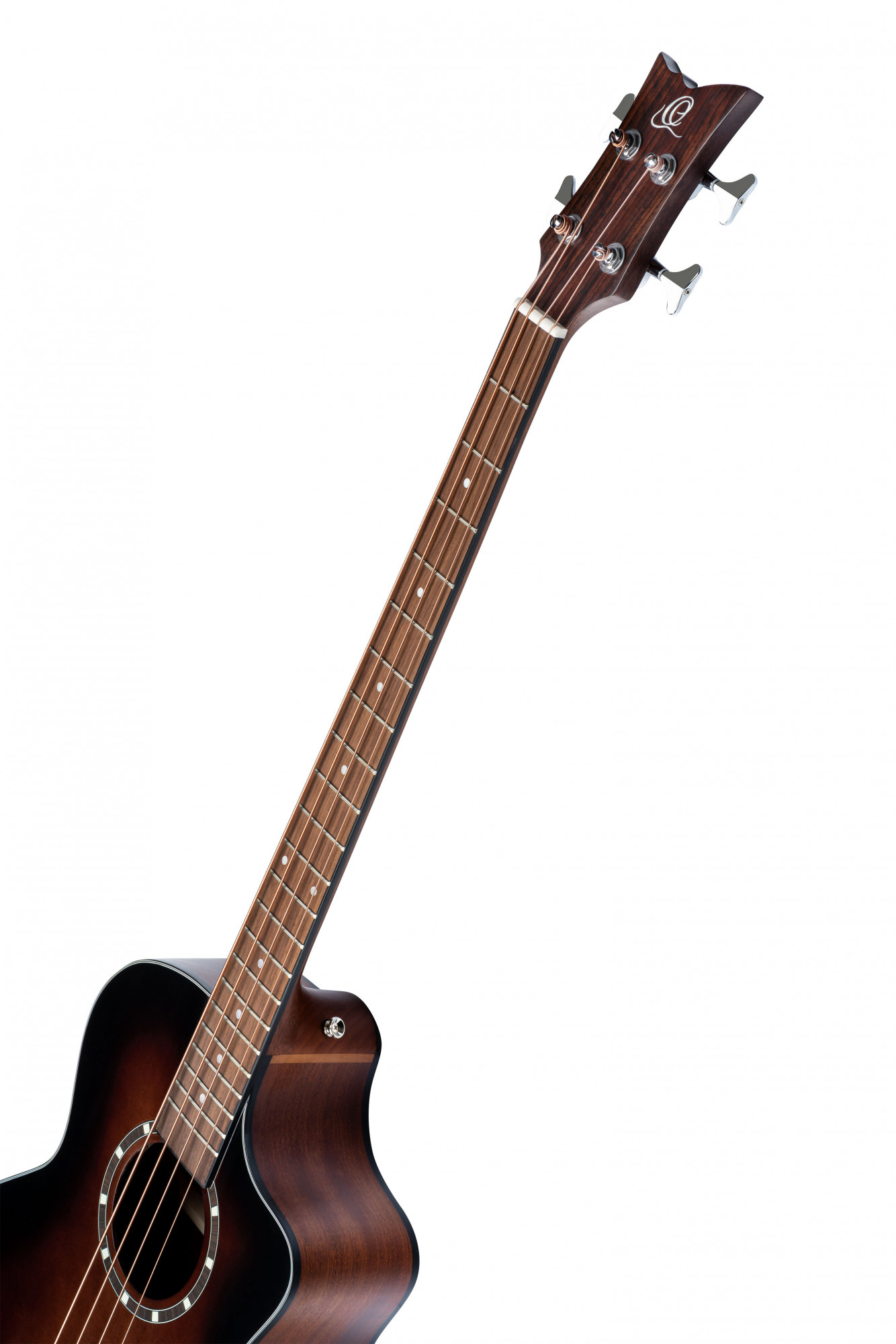 ORTEGA Deep Series 7 Medium Scale Acoustic Bass 4 String - Spruce / Mahogany Bourbon Fade (D7CE-BFT-4)
