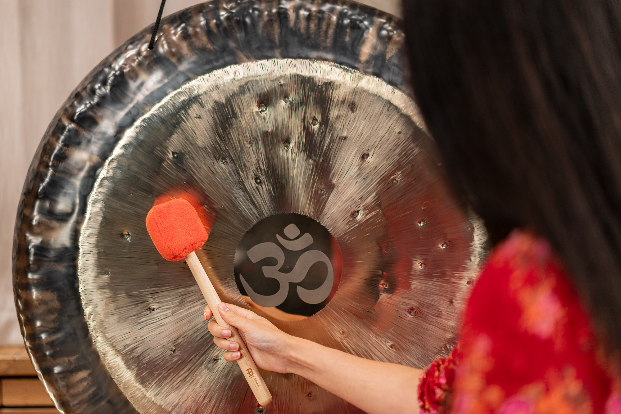 MEINL Sonic Energy Gong Mallet Small - Sweet Tangerine (MGM-S-ST)