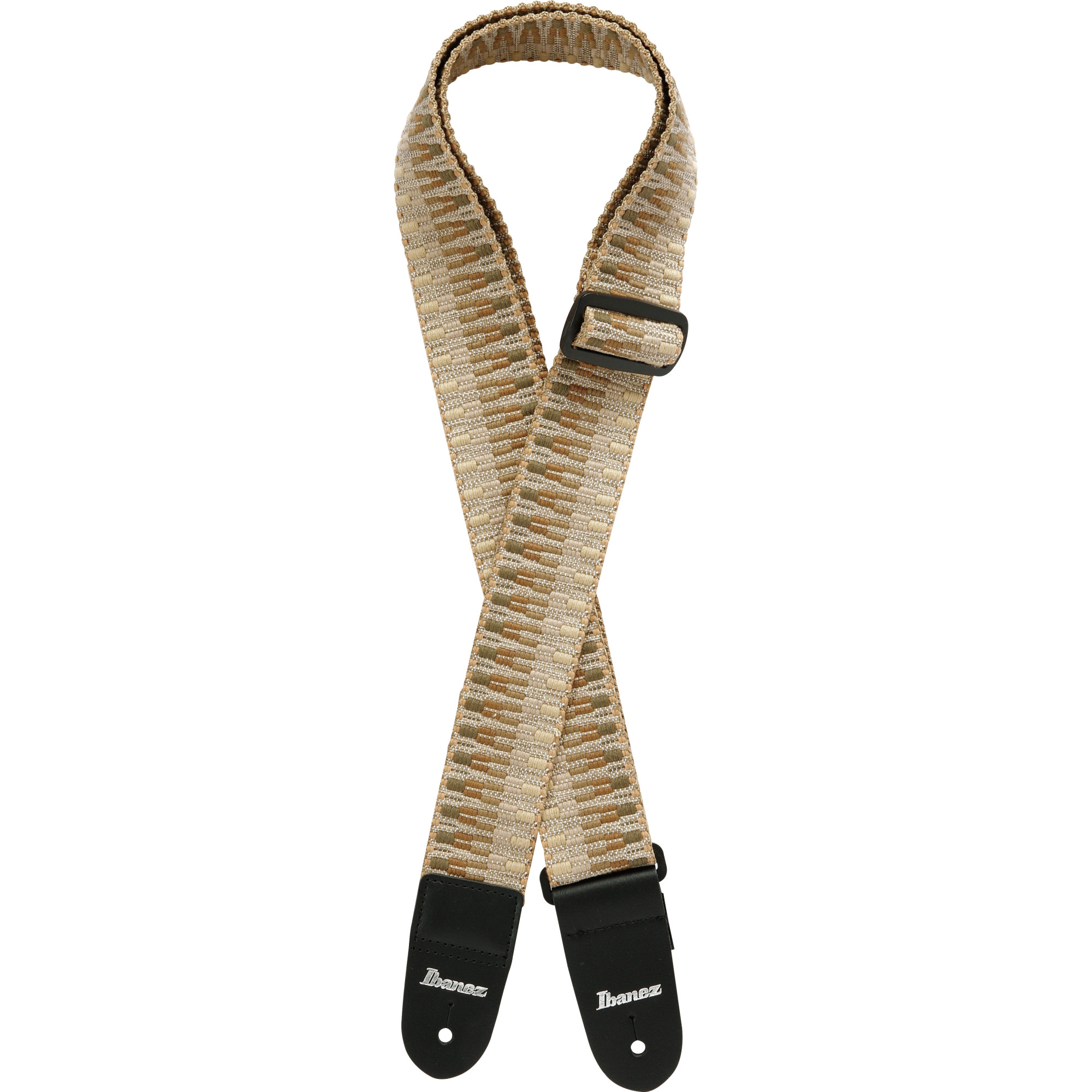 IBANEZ Braided Guitar Strap - Khaki (GSB50-C4)