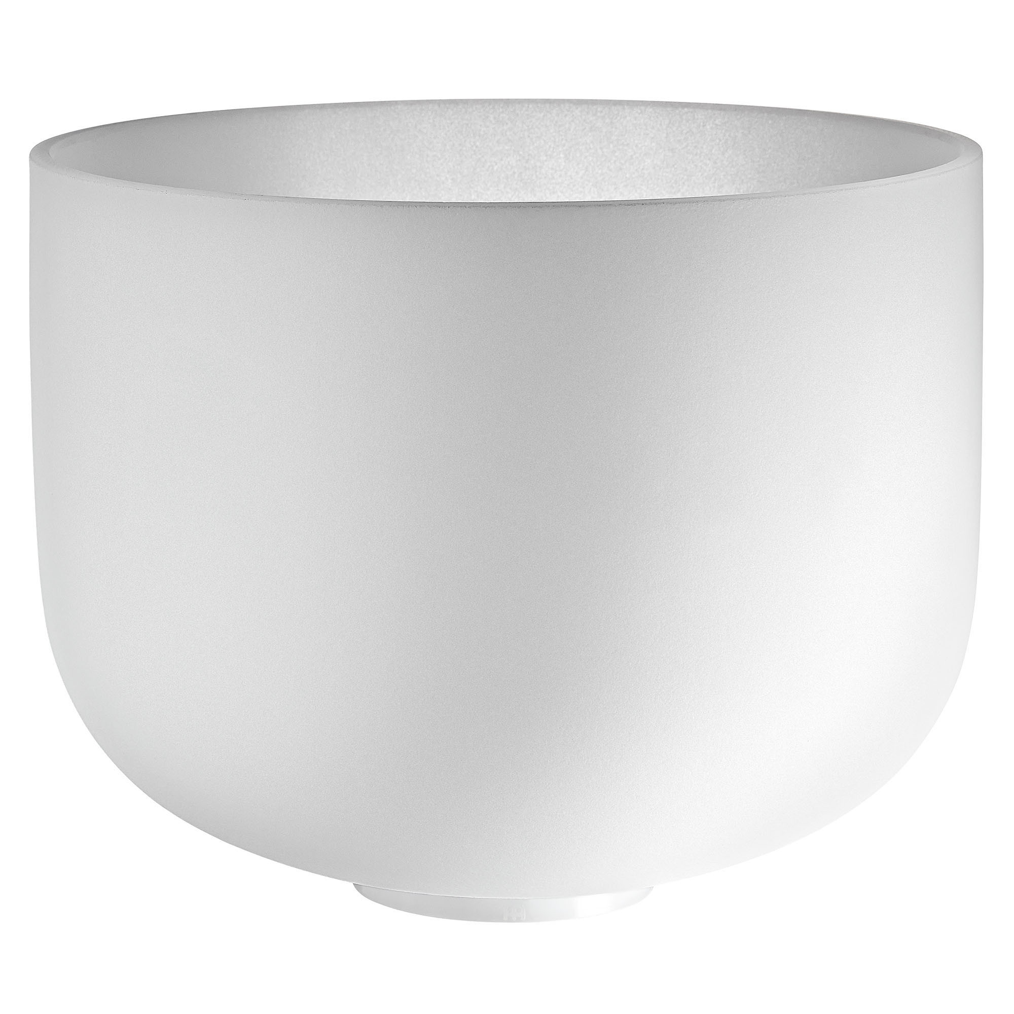 Meinl Sonic Energy 12" white-frosted Crystal Singing Bowl F3, 440 Hz, Heart Chakra  (CSBM12F3)