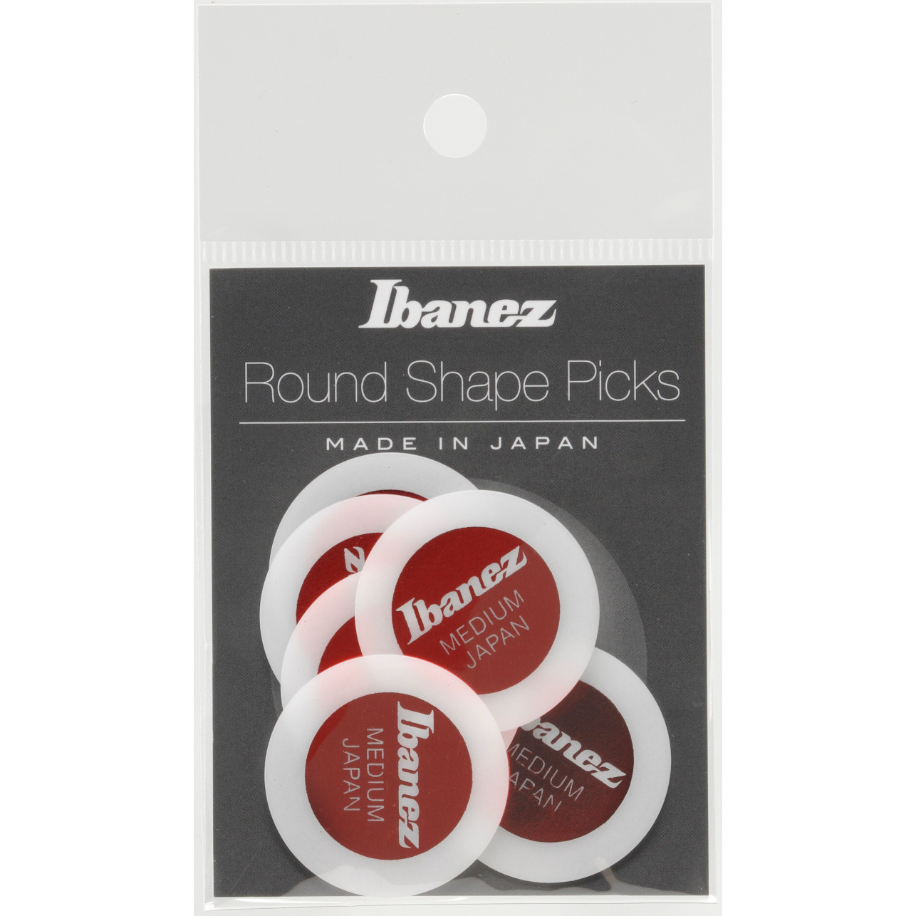 IBANEZ Round Picks - 6 pcs (PPA1M-WH)