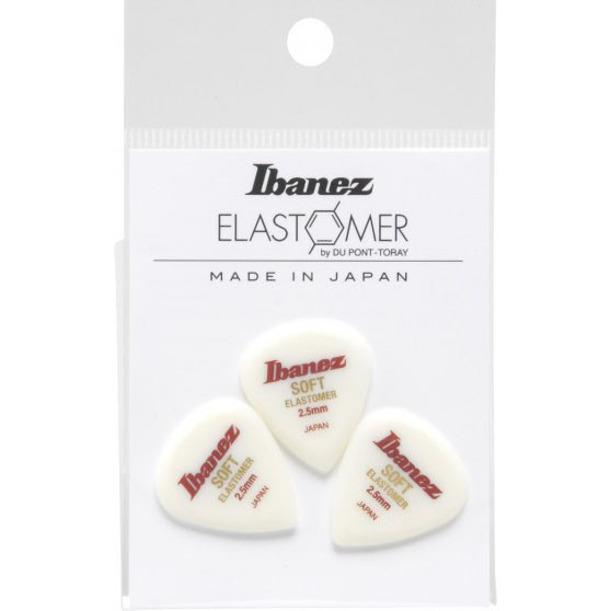 IBANEZ Elastomer Picks - 3er Pack (BELJ1ST25)