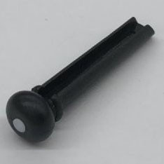 IBANEZ Advantage Bridge Pin - schwarz mit weißem Punkt (5ABPST01-BK)