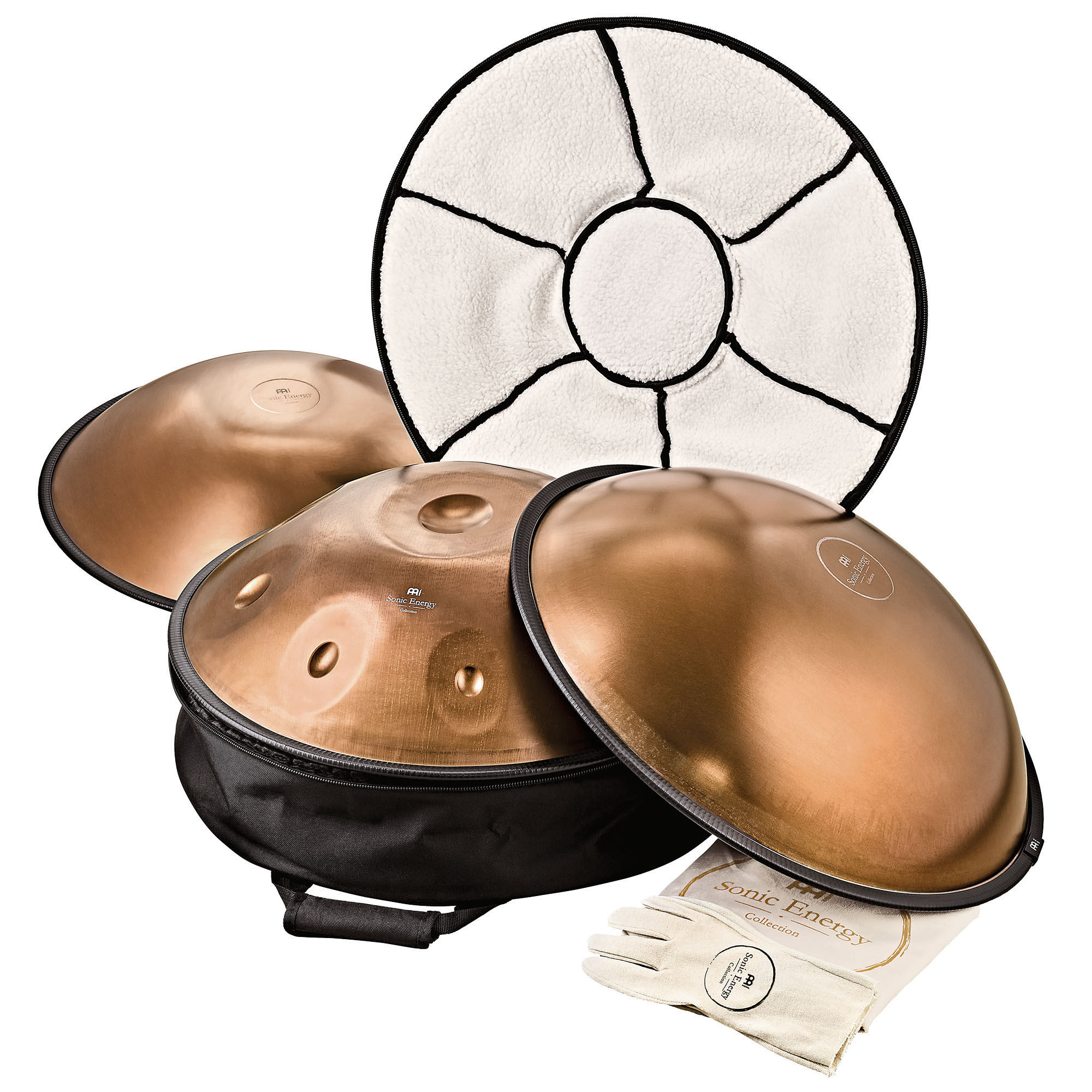 Meinl Sonic Energy Sensory Handpan Edelstahl F Pygmy 11 Töne 440 Hz - Vintage Kupfer (HPSTL110CU)